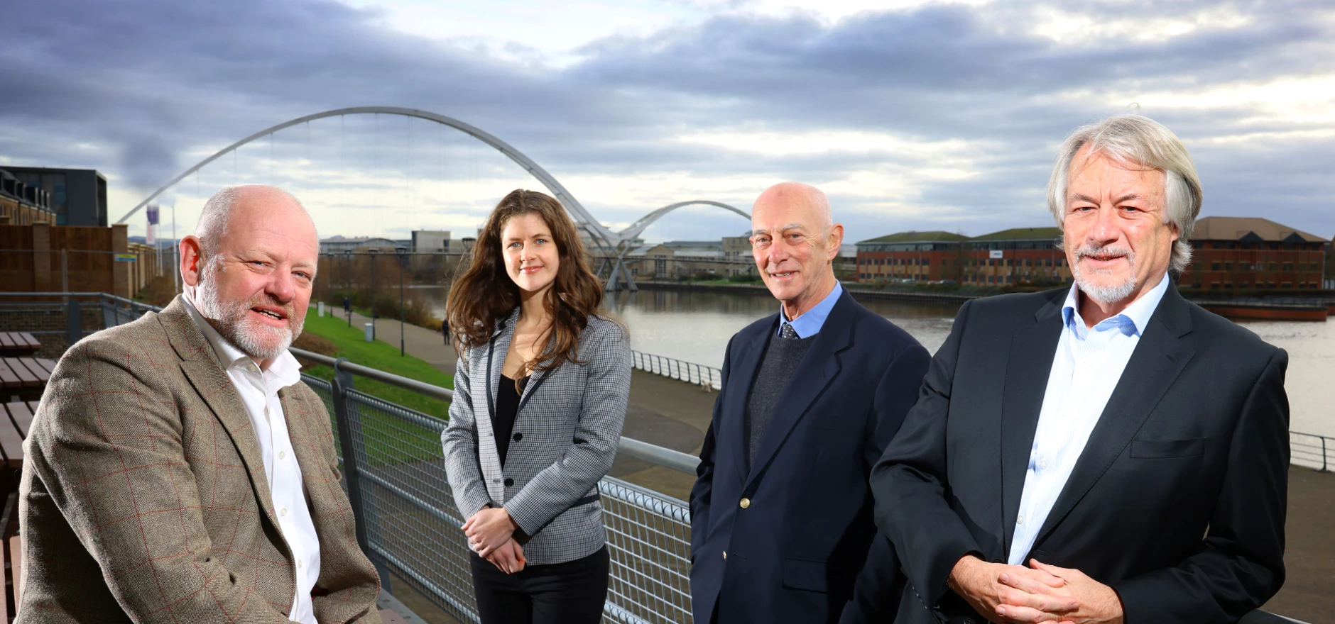 left to right, Richard Kirk CEO at PolyPhotonix, Alex Gent FW Capital, Ralph Pickles Chairman at PolyPhotonix and Keith Charlton FW Capital. We also have some case studies which we can about people who are using the Noctura 400 Mask.