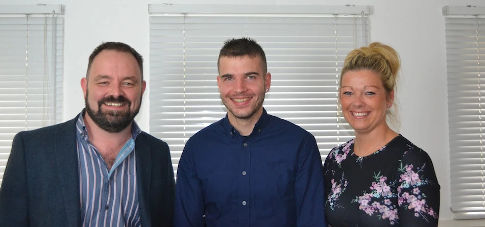 L-R: Andrew, Ash and Tracy