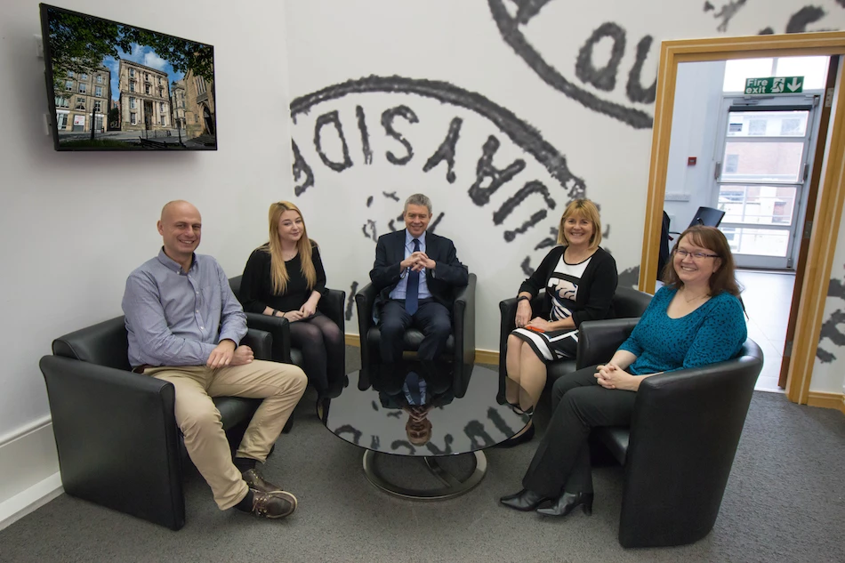 ason Van Hee, Owner of Realty Media, Jess Carroll Facilities Assistant NBS, Chris Pearson, Partner at Gavin Black and Partners, Mary Campbell, Planning Director Stephenson Halliday’s  and Irena Peel, Finance Director at NBS