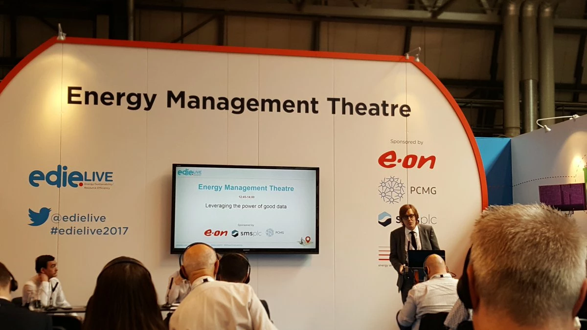 PCMG's Martin Chitty speaking at the EDIE Live event