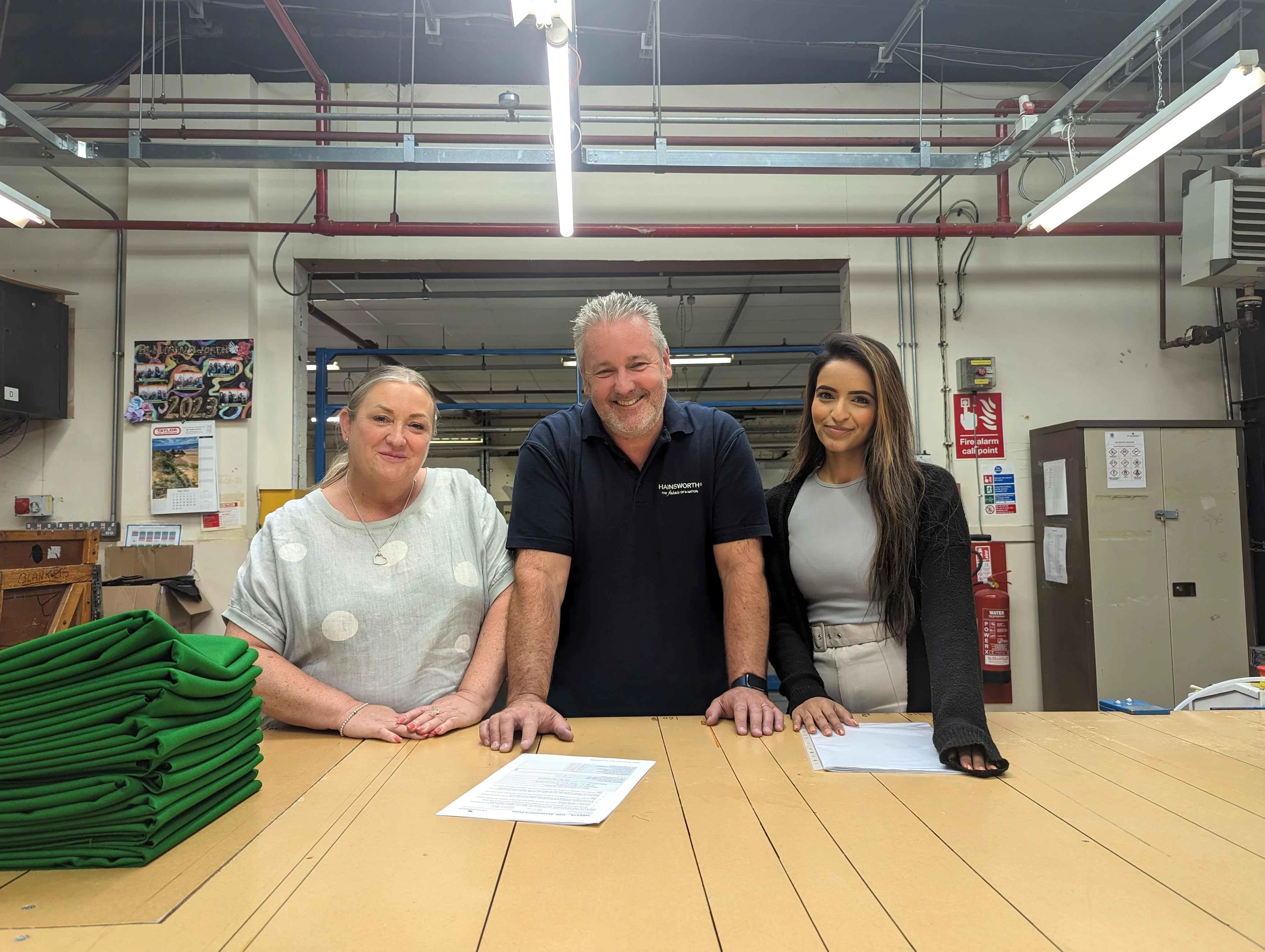 Left to right Jill Heald – Sales Executive - Lifestyle & Leisure, Mark Vose – Health, Safety, and Environment Manager (HSE Manager), Shaan Sohal – Marketing Executive