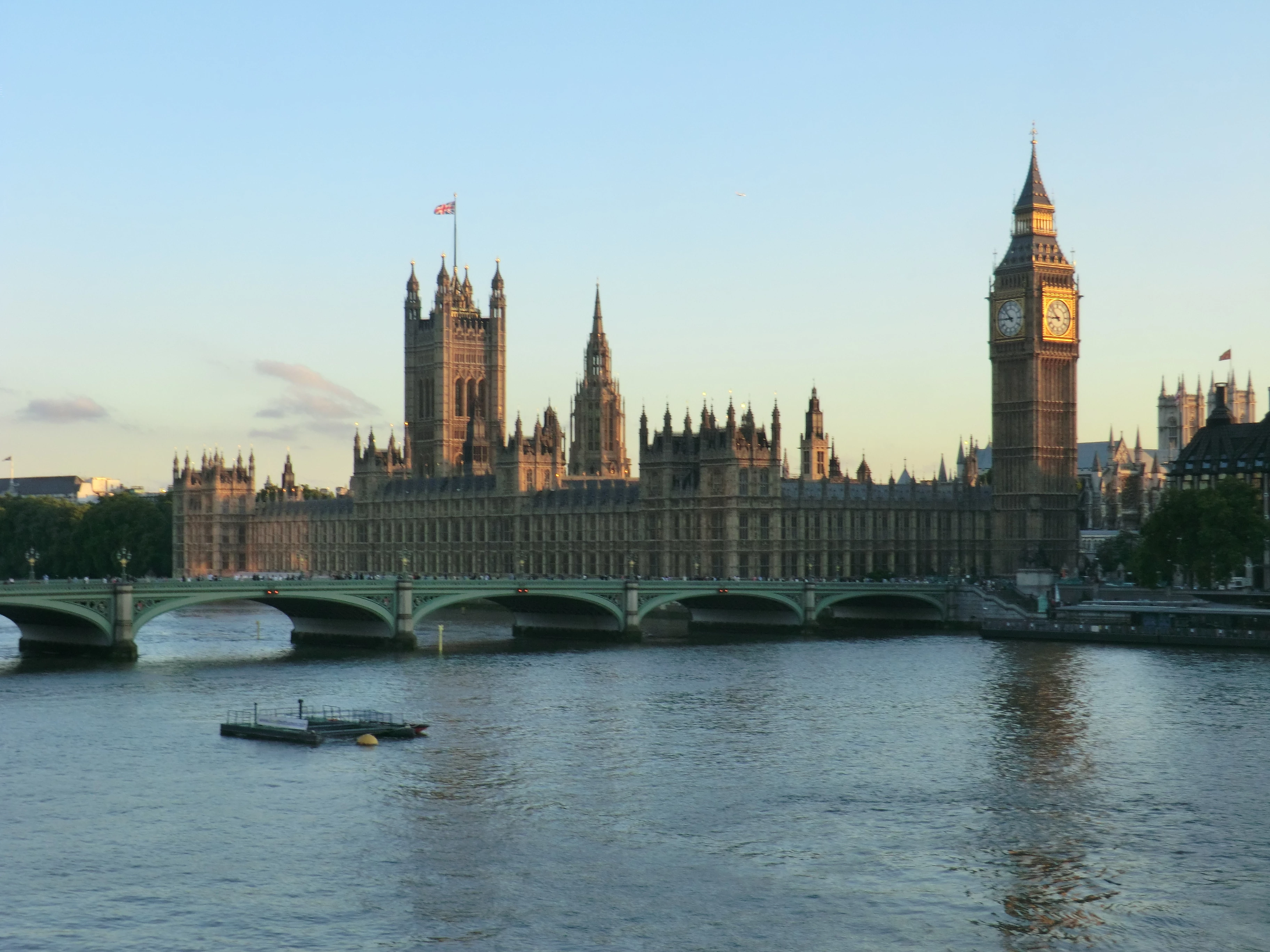 Westminster Palace (Houses of Parliament), London, late afternoon