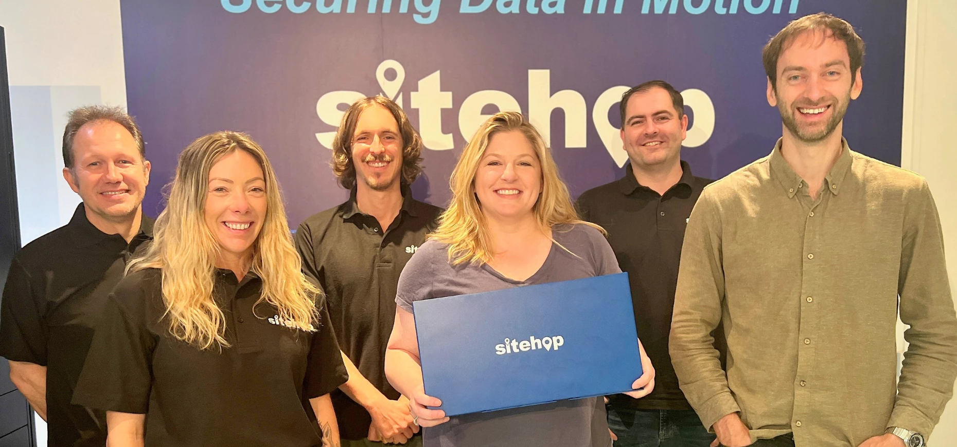 The team from Sheffield based cybersecurity company Sitehop.