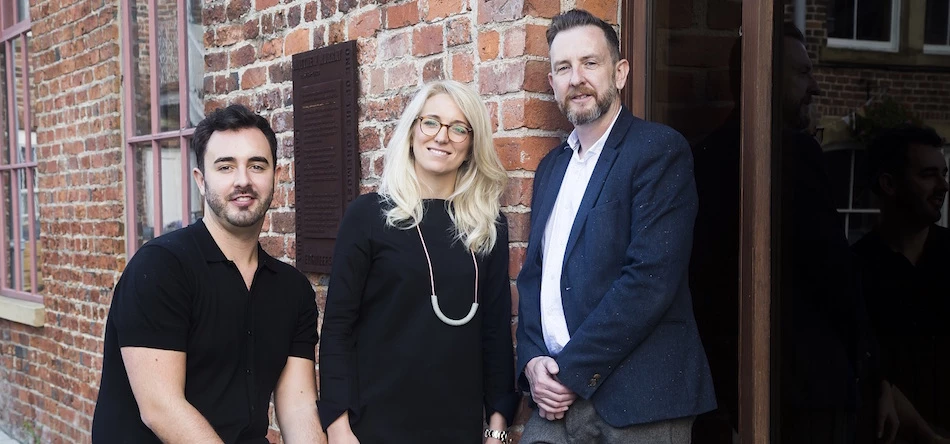 L-R: Ryan Beggs, Emma Bennett and Paul Dean