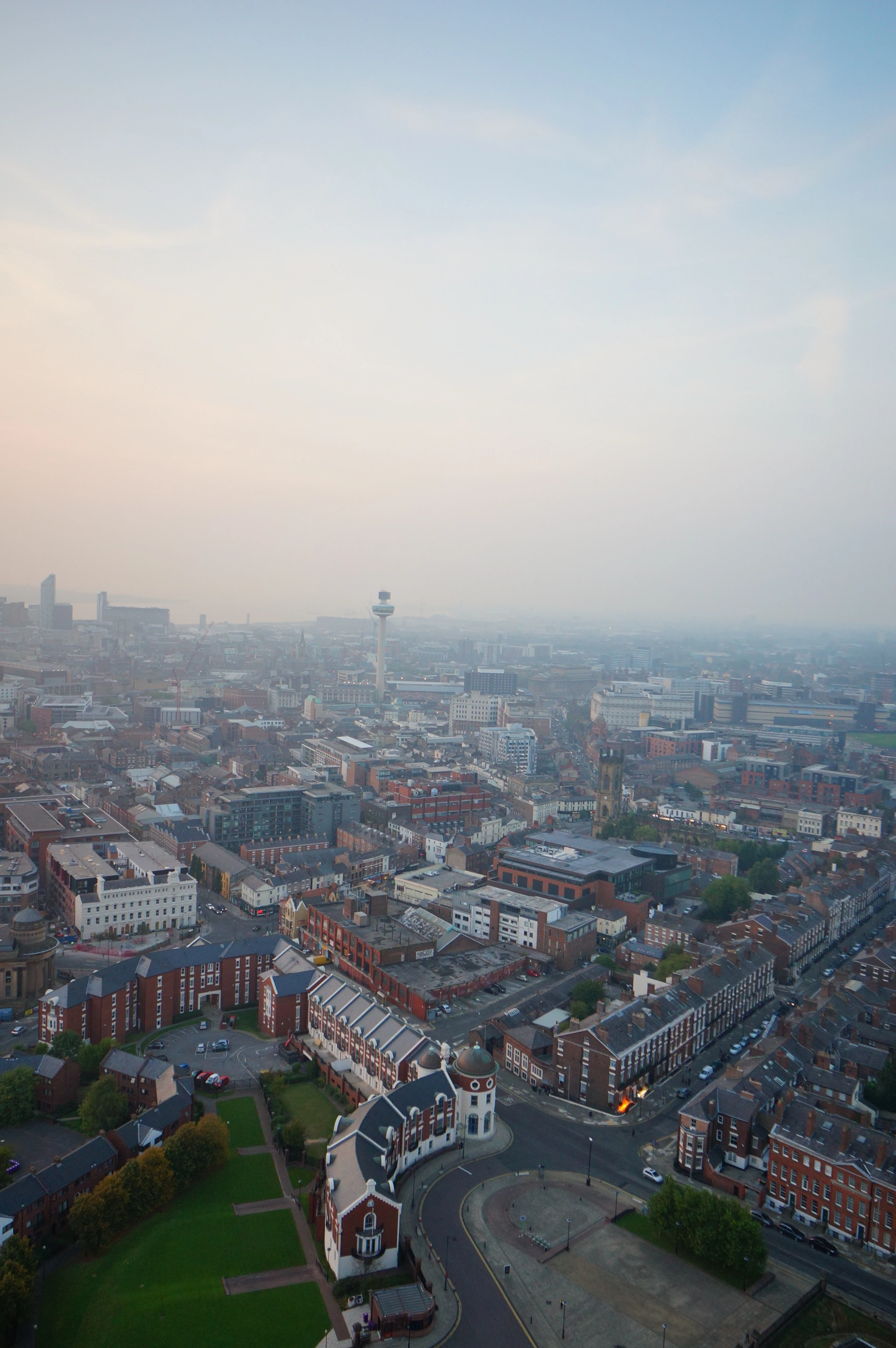 Hazy Liverpool Skyline