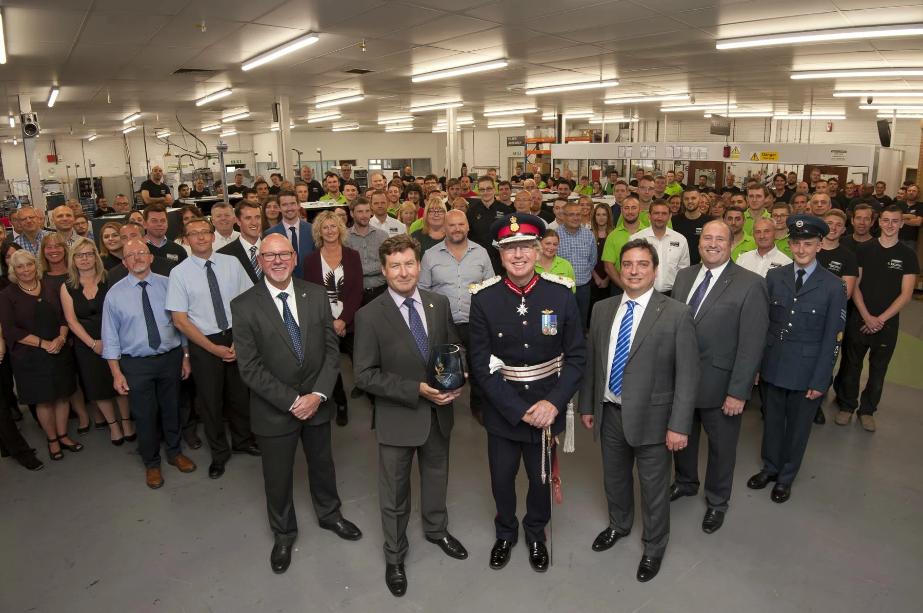 Lord-Lieutenant for Dorset with the 200 BOFA employees