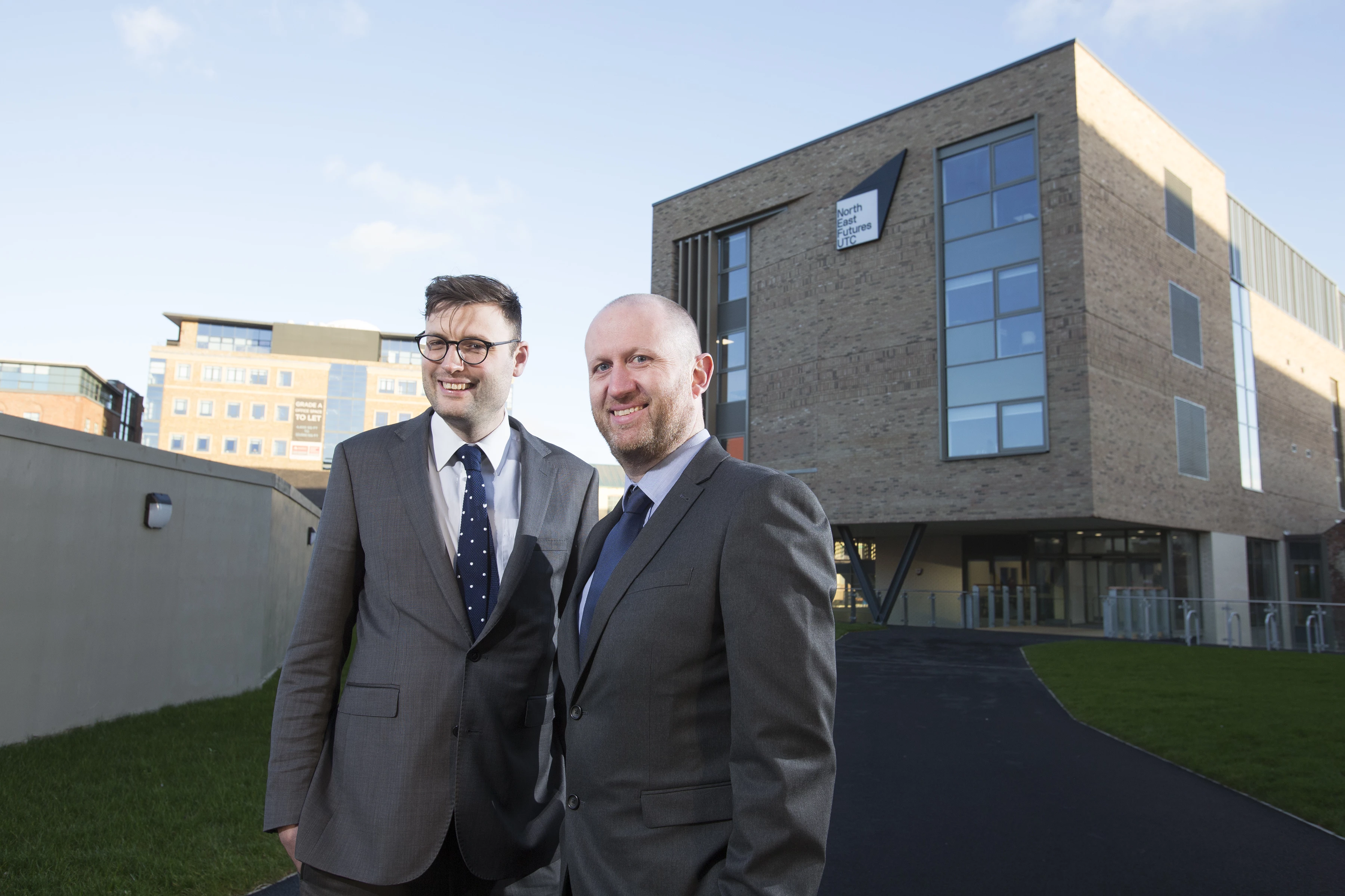 Dan Sydes, Principal of NE Futures UTC, and Chris Ellaby, Head of Channel