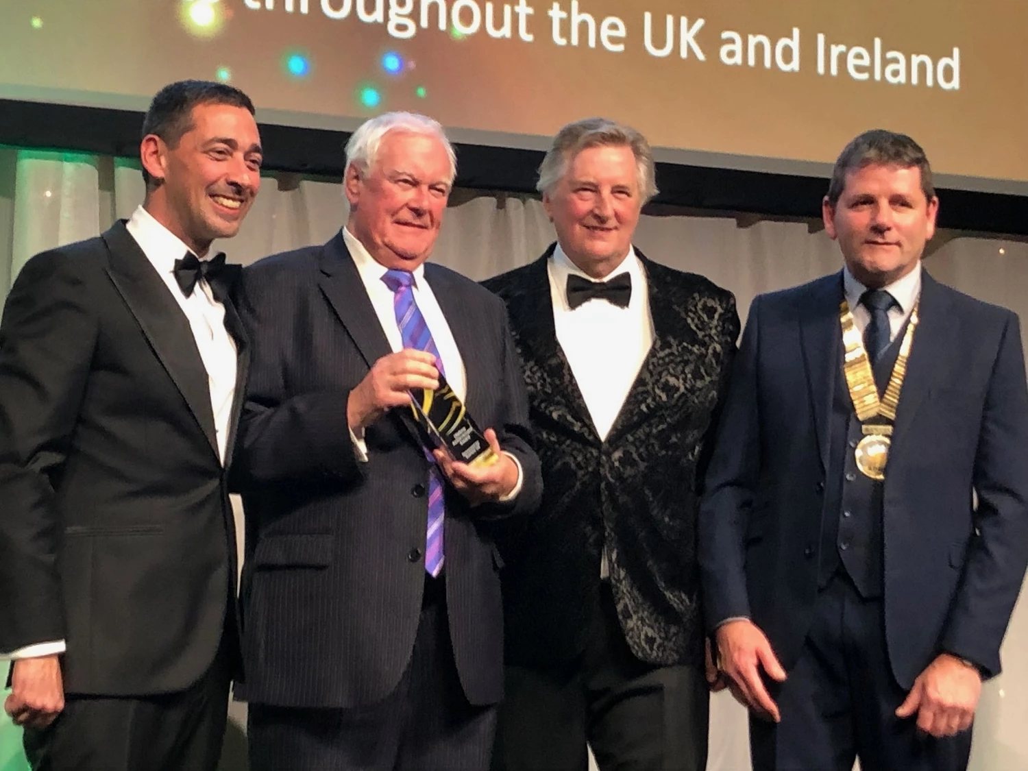 Geoff Oldham, Suresite Group chair, was presented with a lifetime achievement award