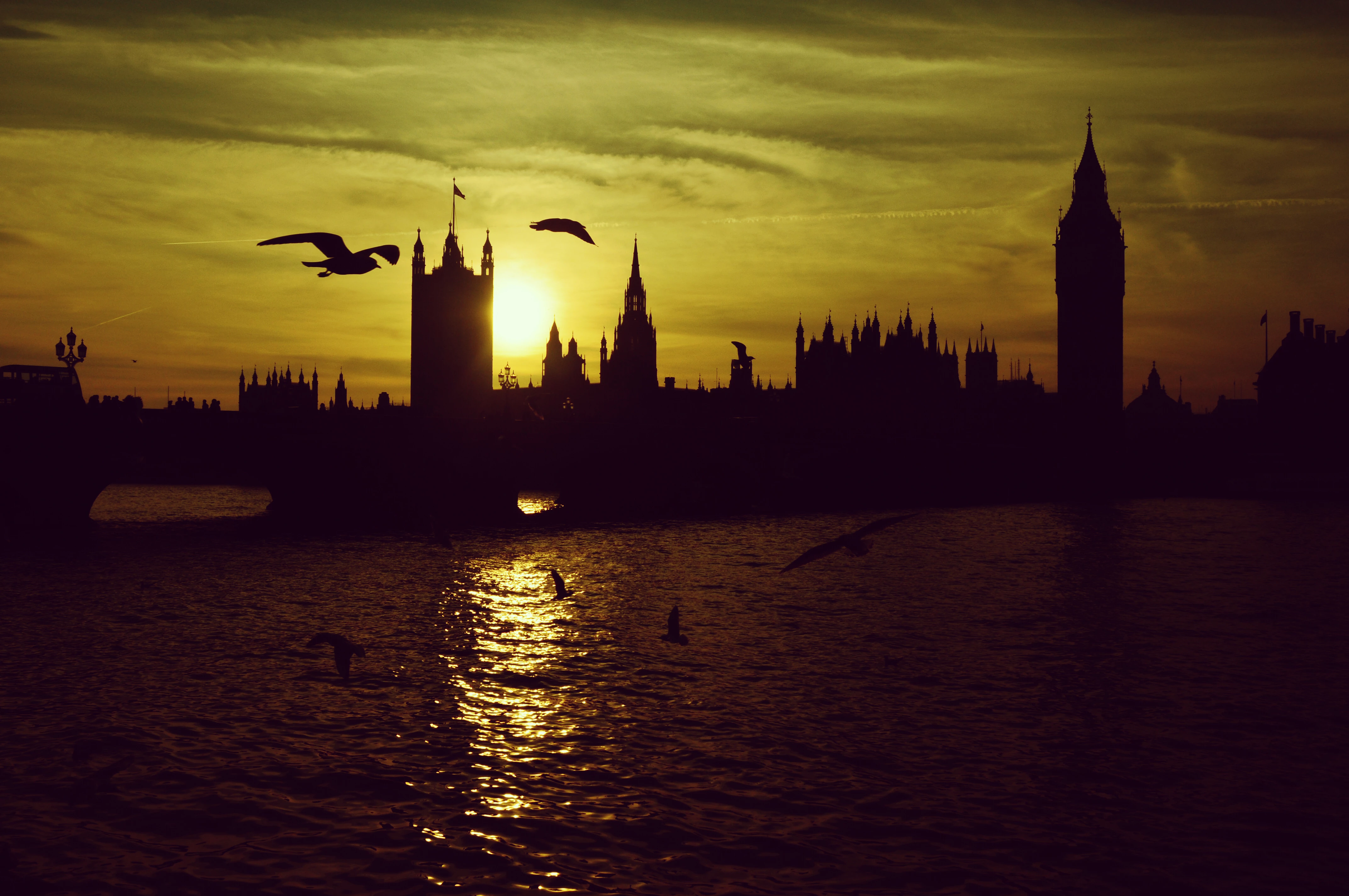 London sunset