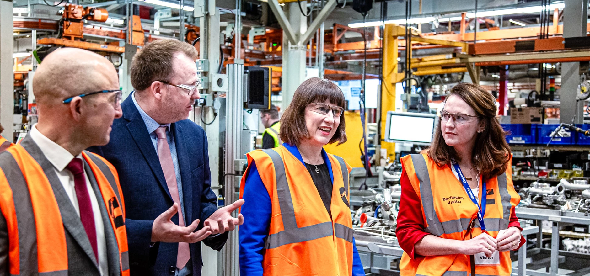 Rt Hon Rachel Reeves MP, Shadow Chancellor of the Exchequer, visiting Cummins Darlington