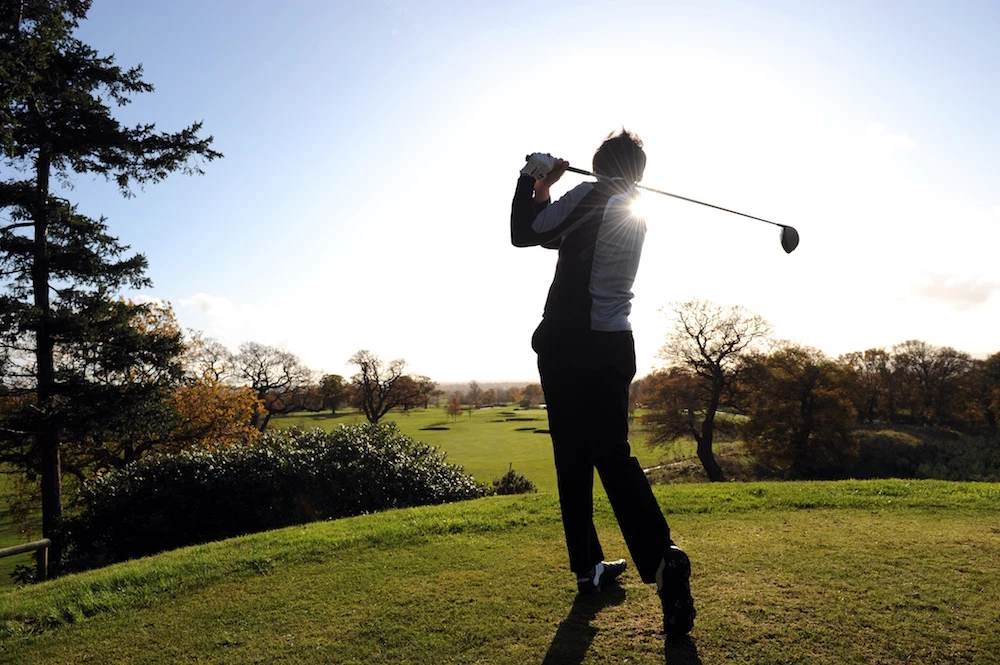 golfer at Carden Park