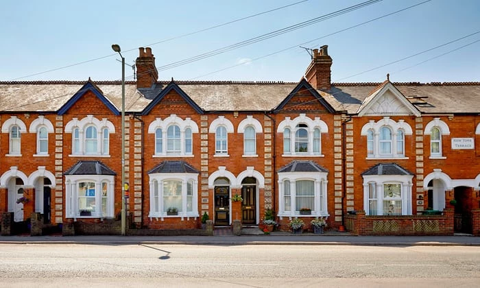 Row of Victorian Terrace Houses