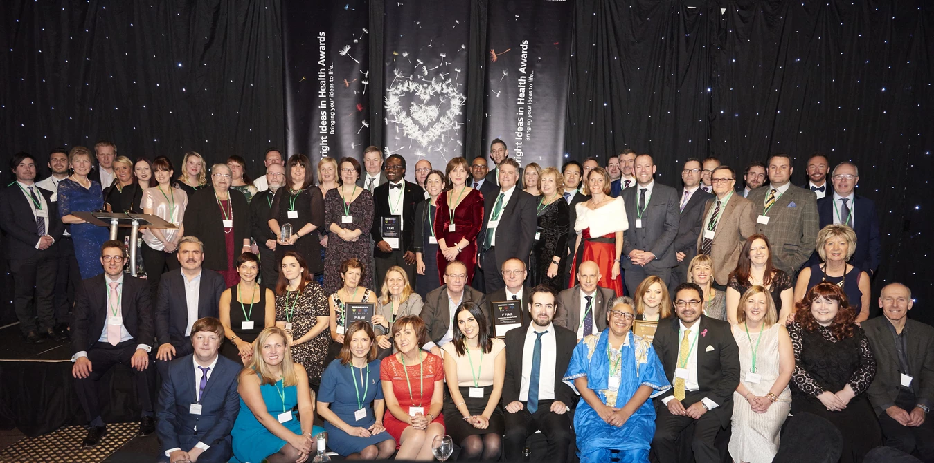 Winners at last year's Bright Ideas in Health Awards