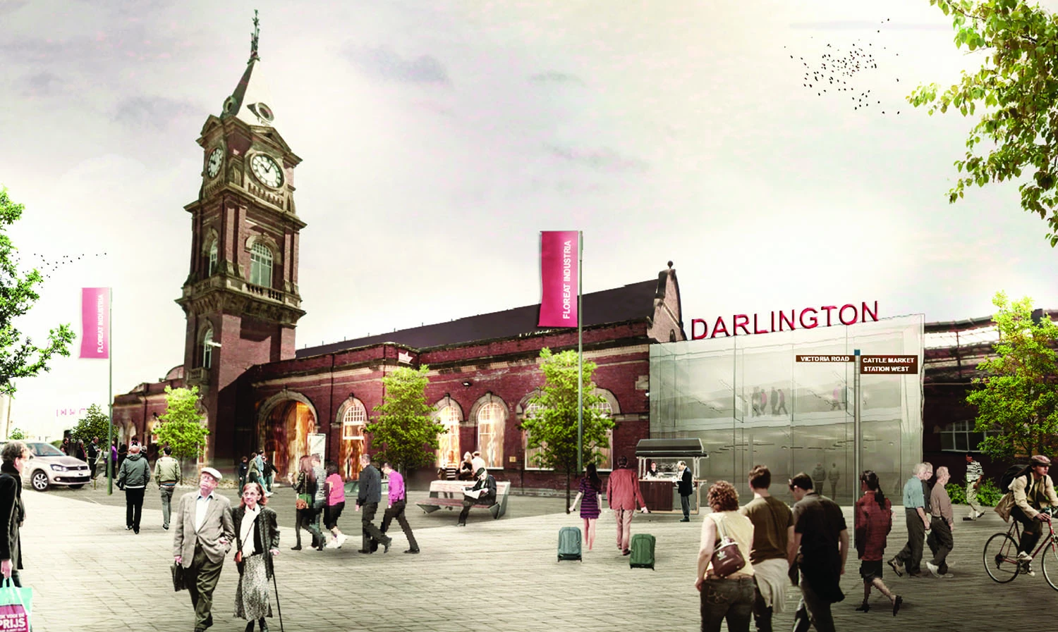 How the revamped station in Darlington could look