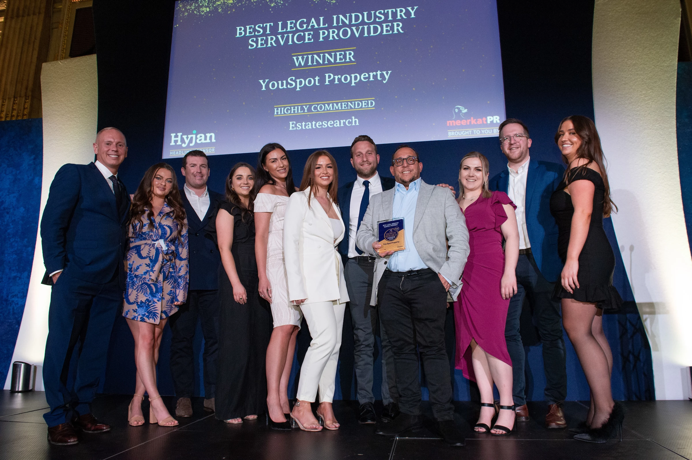 YouSpotProperty wins at the Probate Research Awards, presented by Rob Rinder