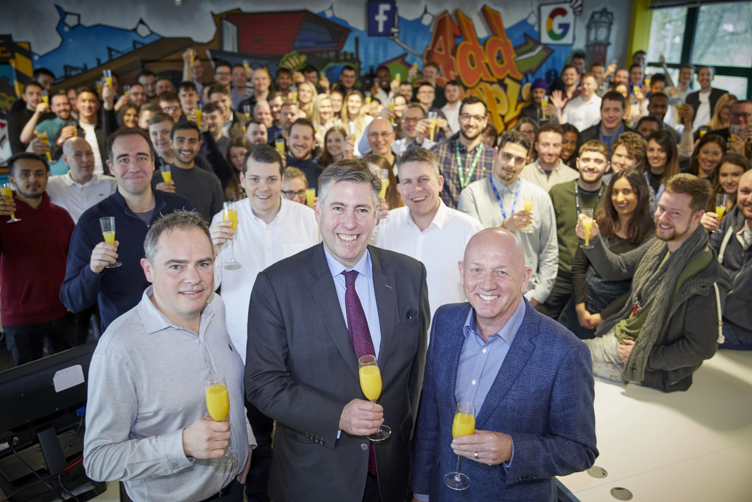 Sir Graham Brady visiting the offices of AddPeople