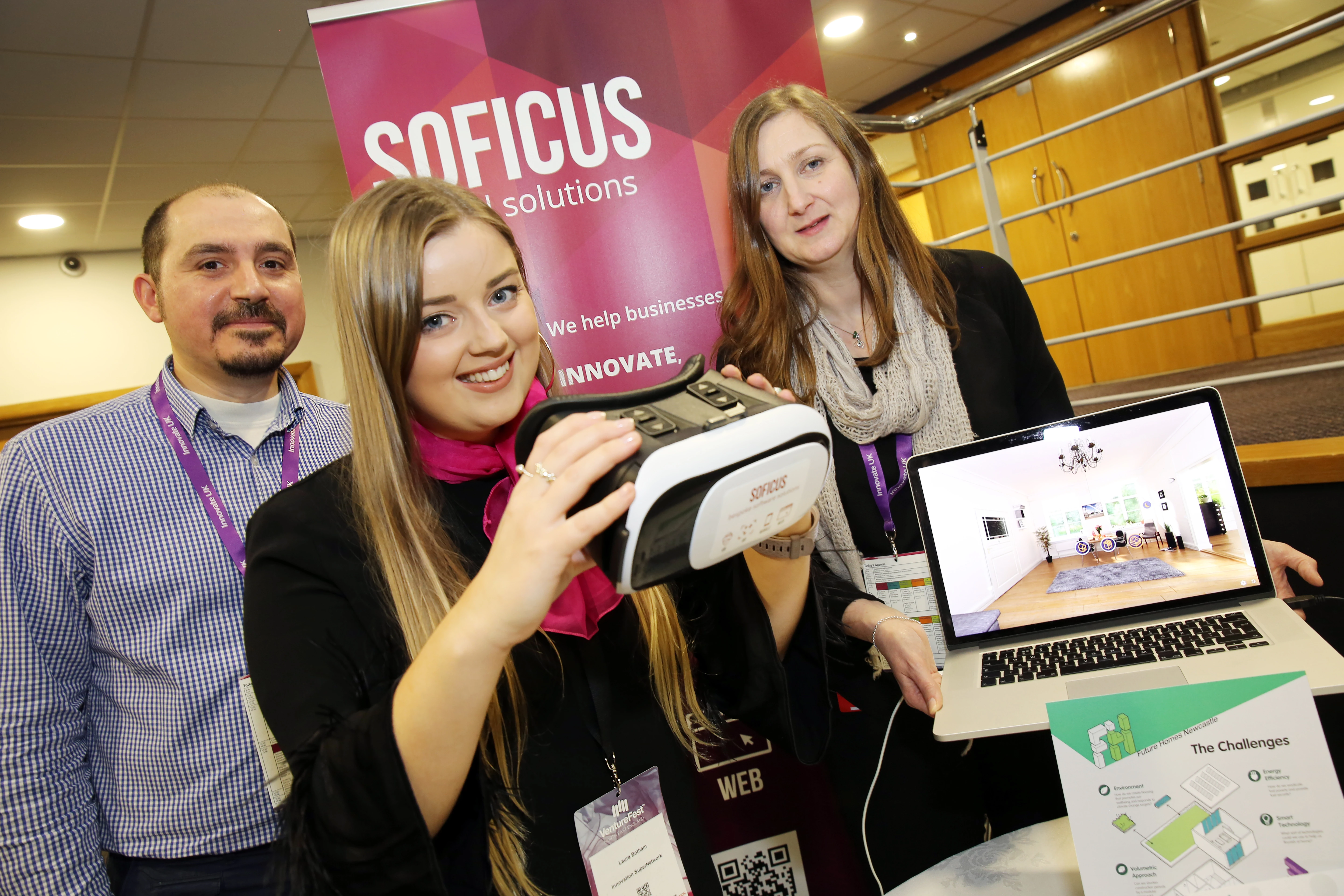 North Shields-based Soficus also exhibited at last year's VentureFest (pictured)