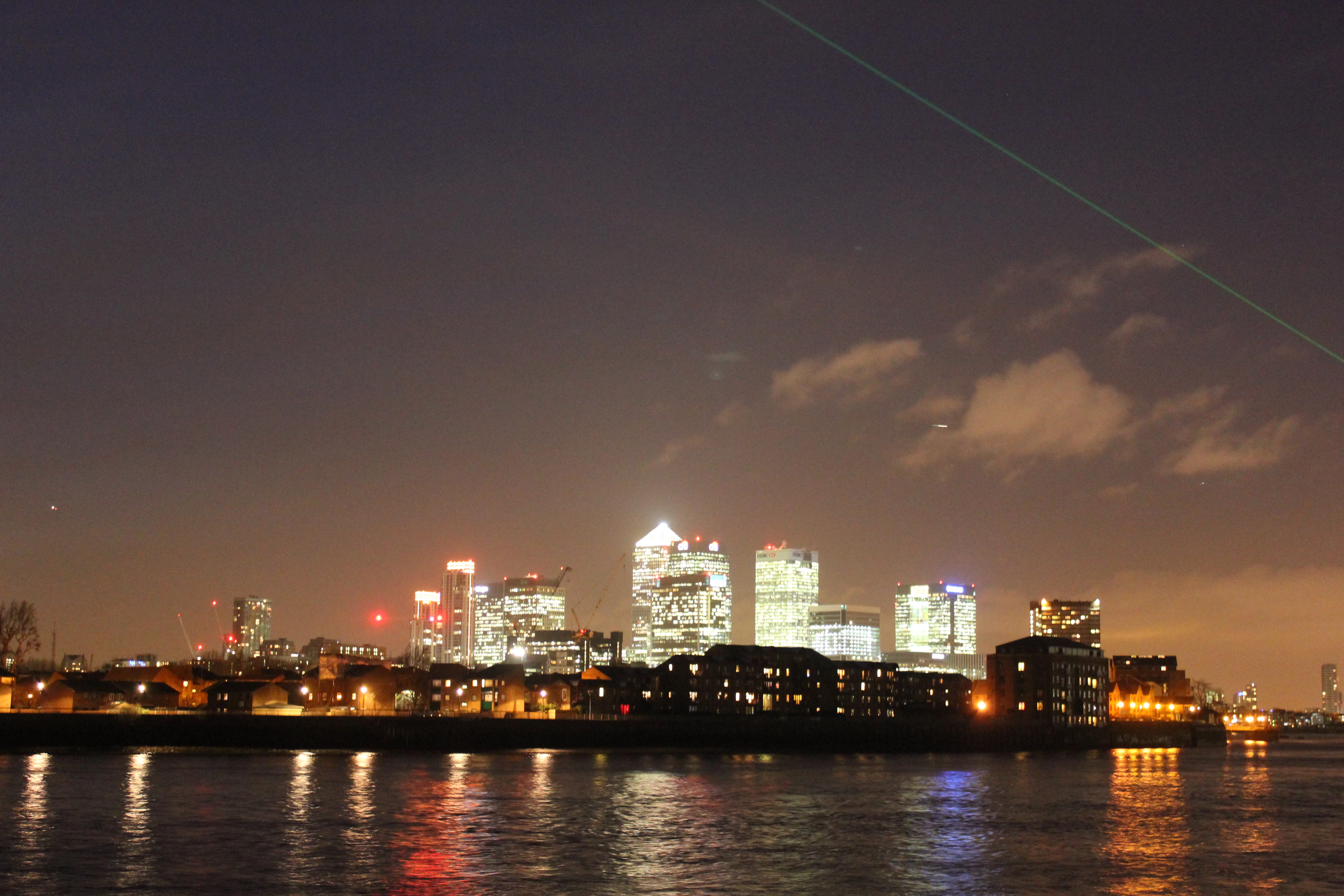 Canary Wharf at twilight