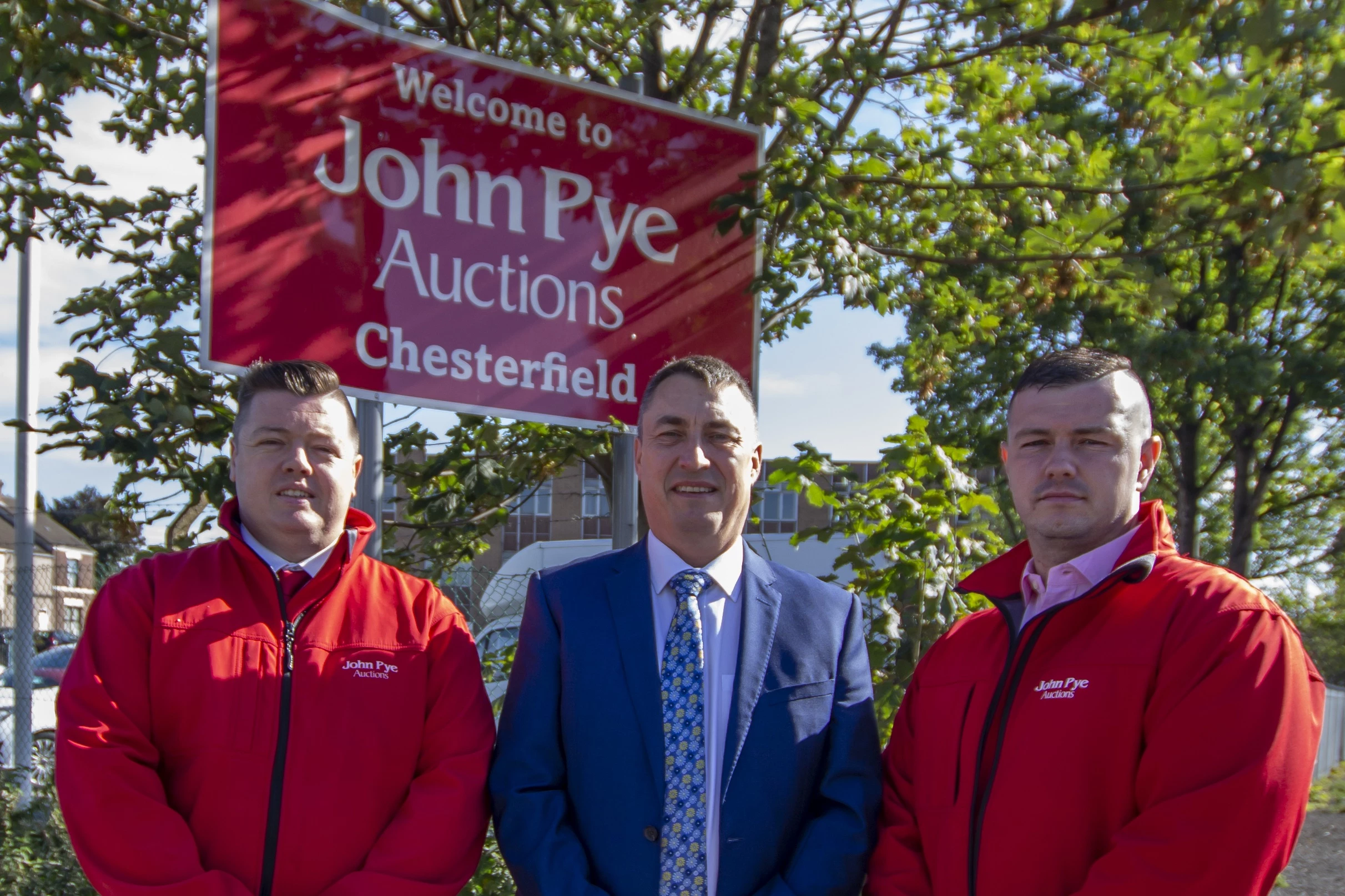 L-R Ben Cameron, Lee Mabbutt and Paul Whicker of John Pye Vehicles