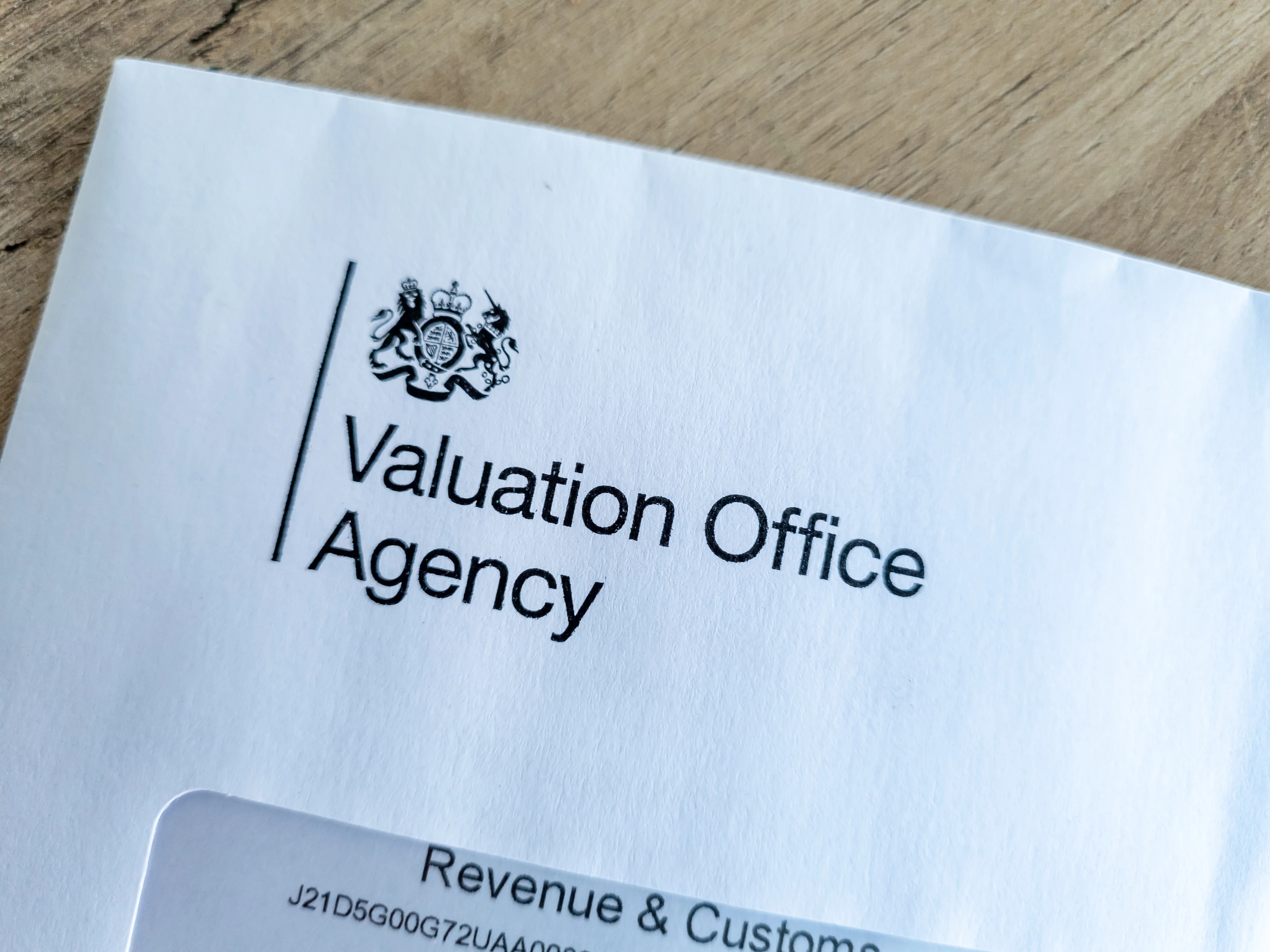 A Valuation Office Agency envelope.