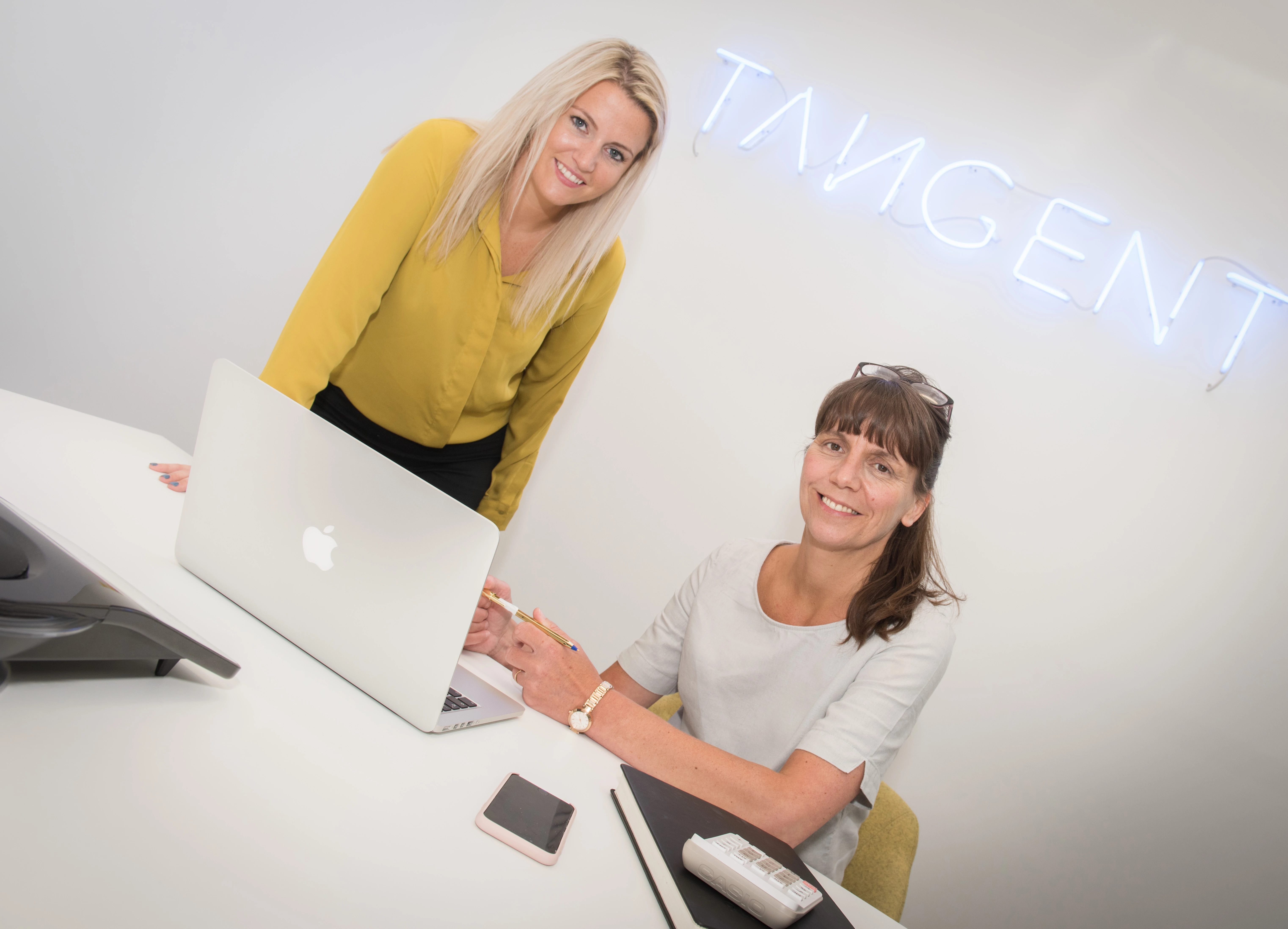 L-R: Rebecca Maddison (Knight Frank) and Helen Oliver (Tangent)