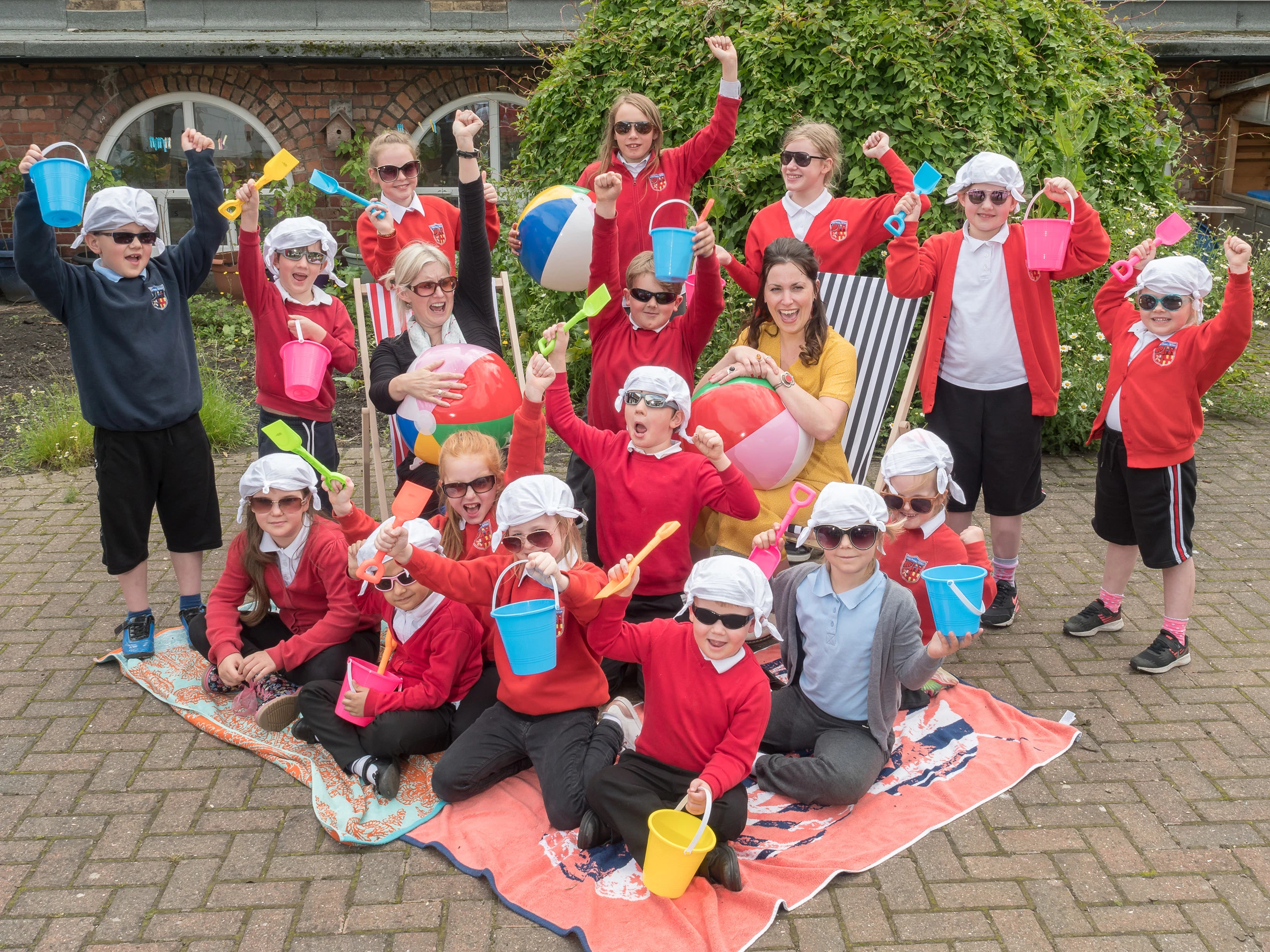 Linton Primary School gets set for Children North East Sandcastle Challenge