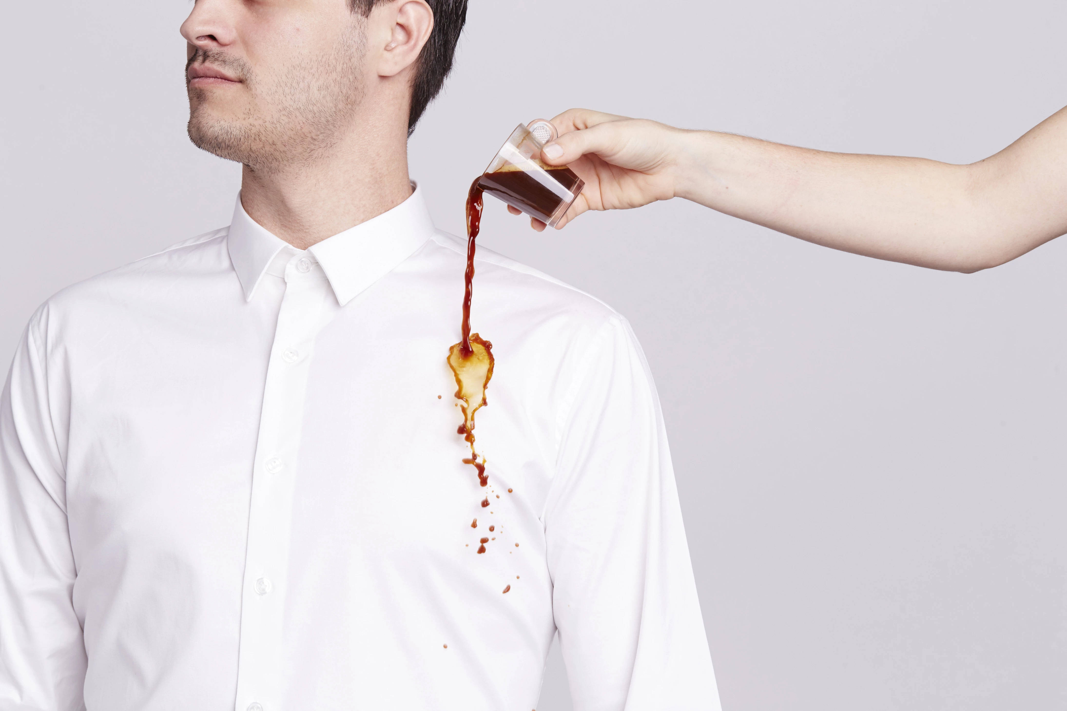 The INDUO shirt from Hemingway is stain and perspiration resistant