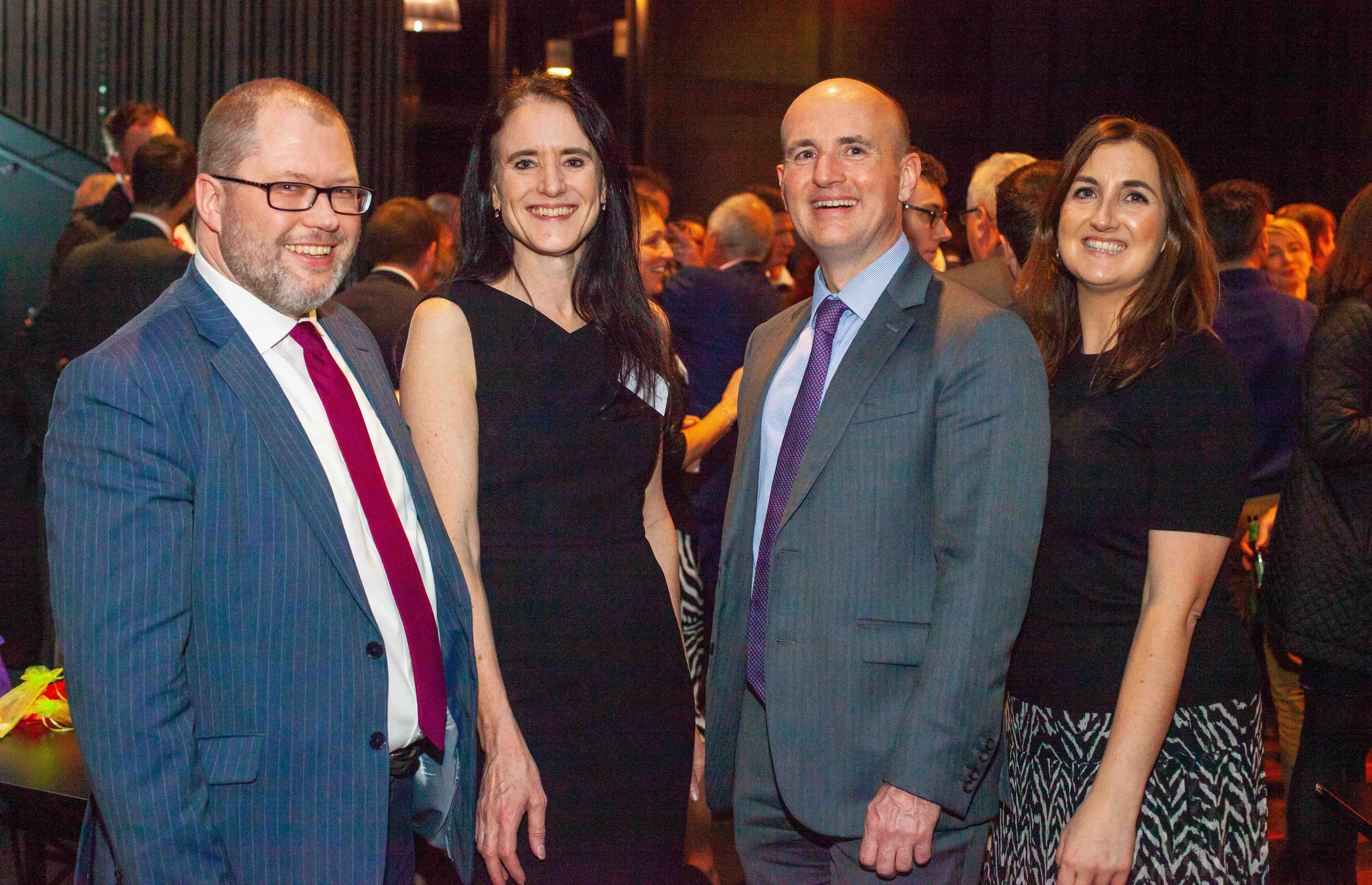 From left: Nick Clarke, Senior Partner at Aaron and Partners, Sue Harris from Champion Accountants, Aaron and Partners’ Head of Wills, Trusts and Tax, and Kate Mylchreest from Storyhouse.