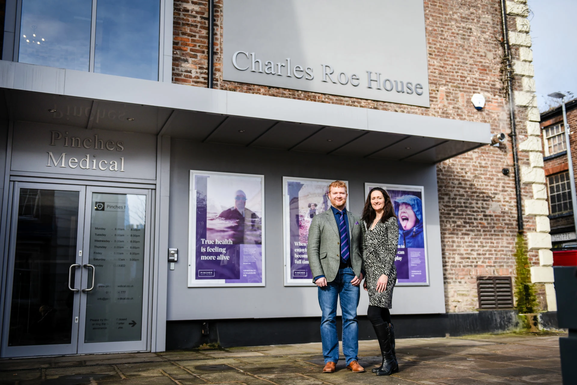 Ian Pinches, Director (Left) and Dr Stephanie Jones, Chief Medical Officer (Right)