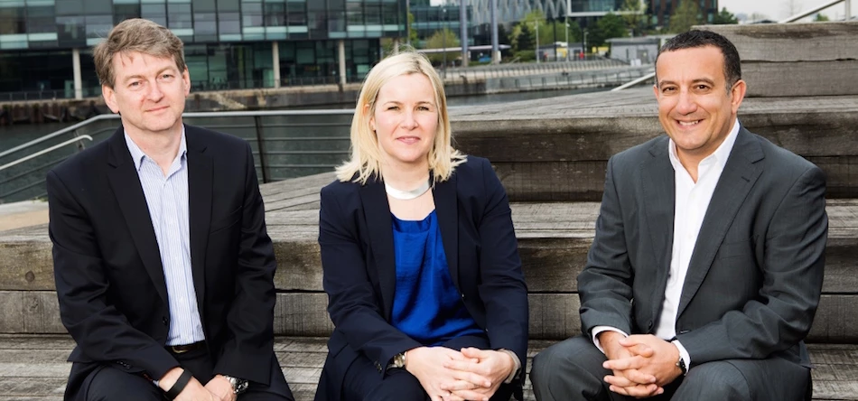 L-R: Phil Vickers, Sarah Butler and Daniel Finestein