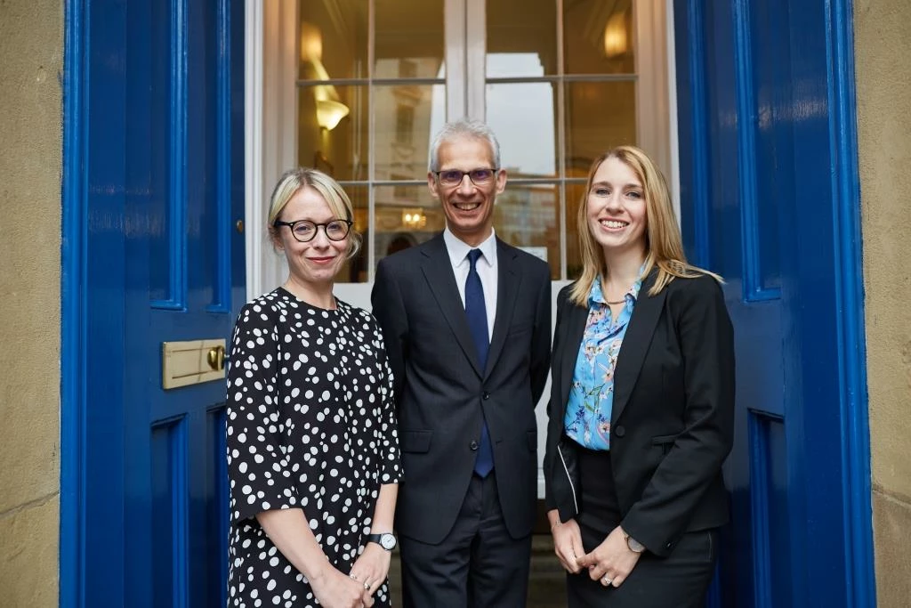 From left to right: Donna Radcliffe, Neil Whitaker and Katie Derry