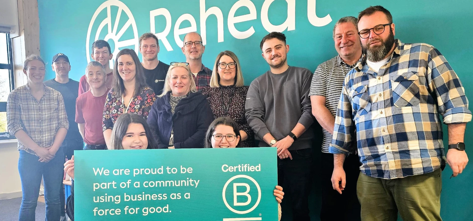 Reheat team B Corp Certification