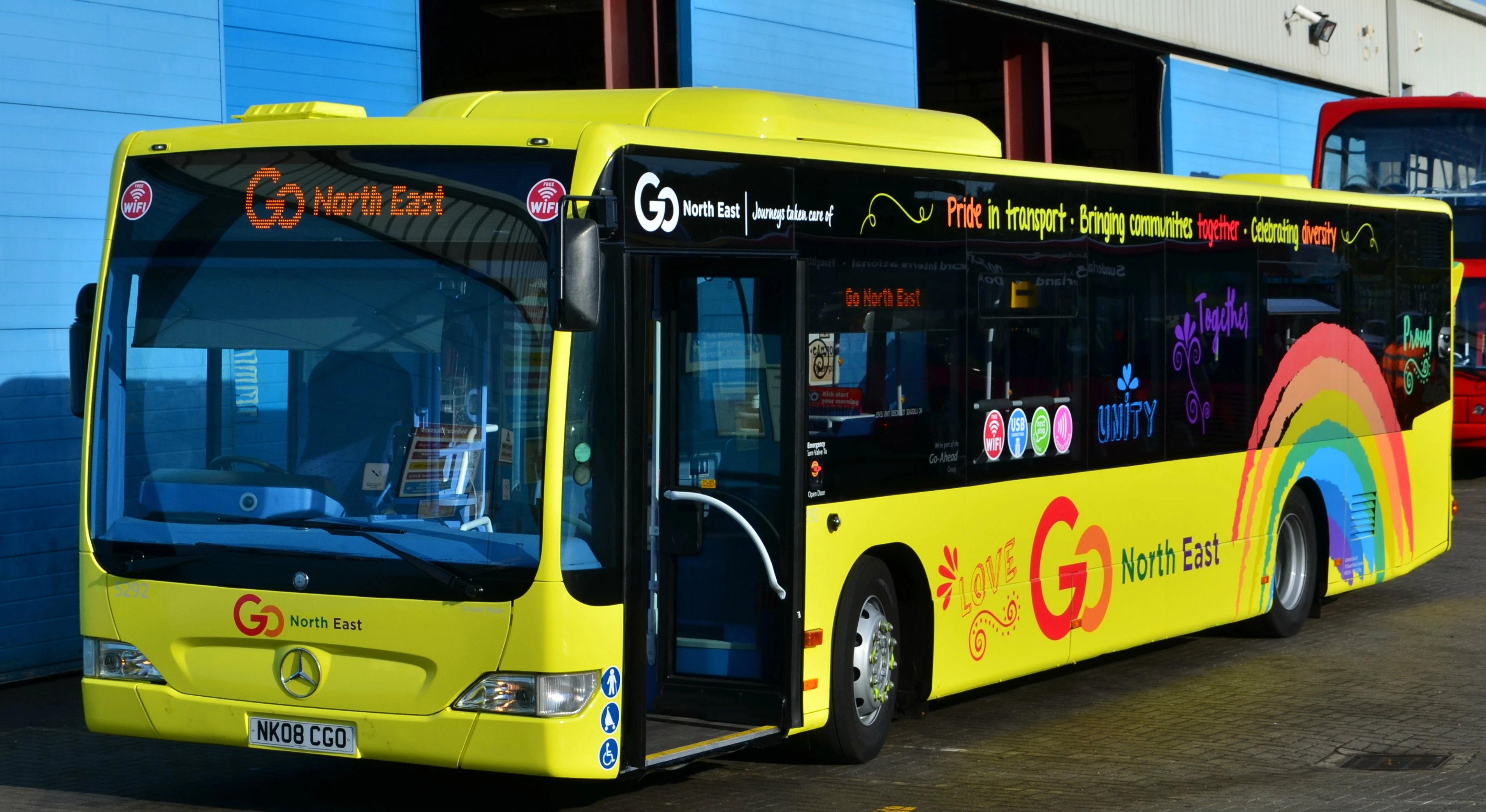 The Sunderland Pride Bus