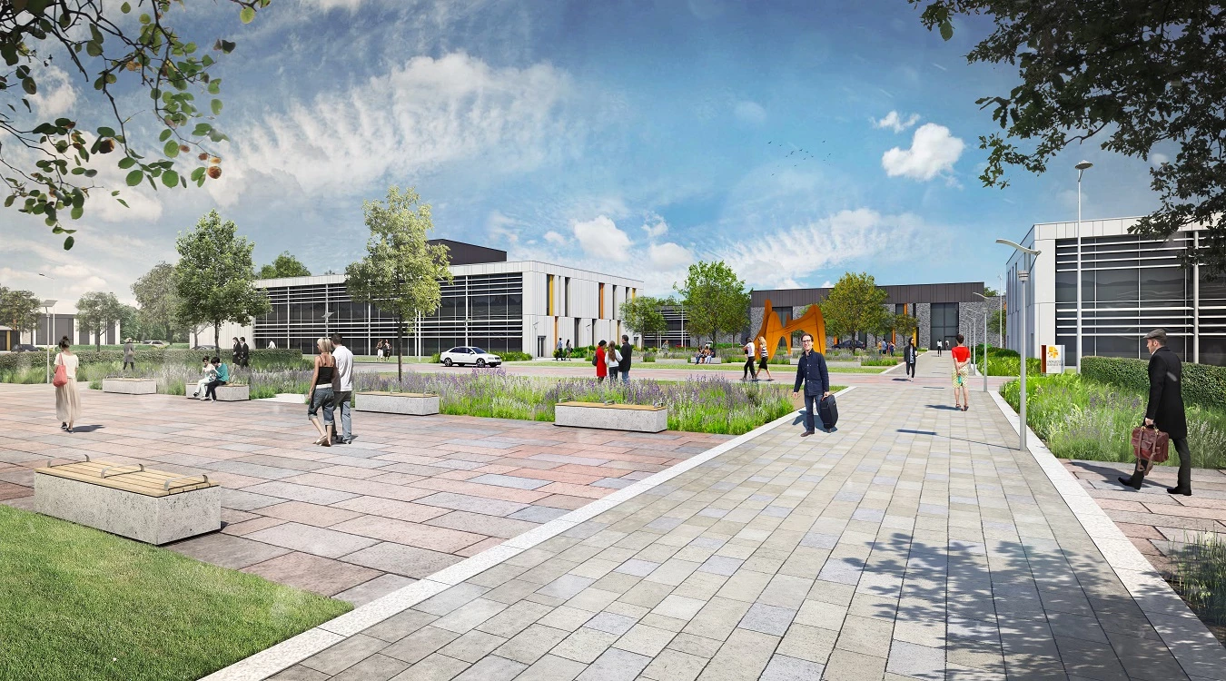 Artist's Impression of Enterprise Zone Business Village