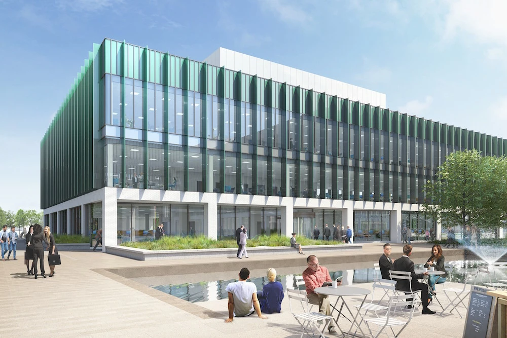 A CGI of the Centre Square building