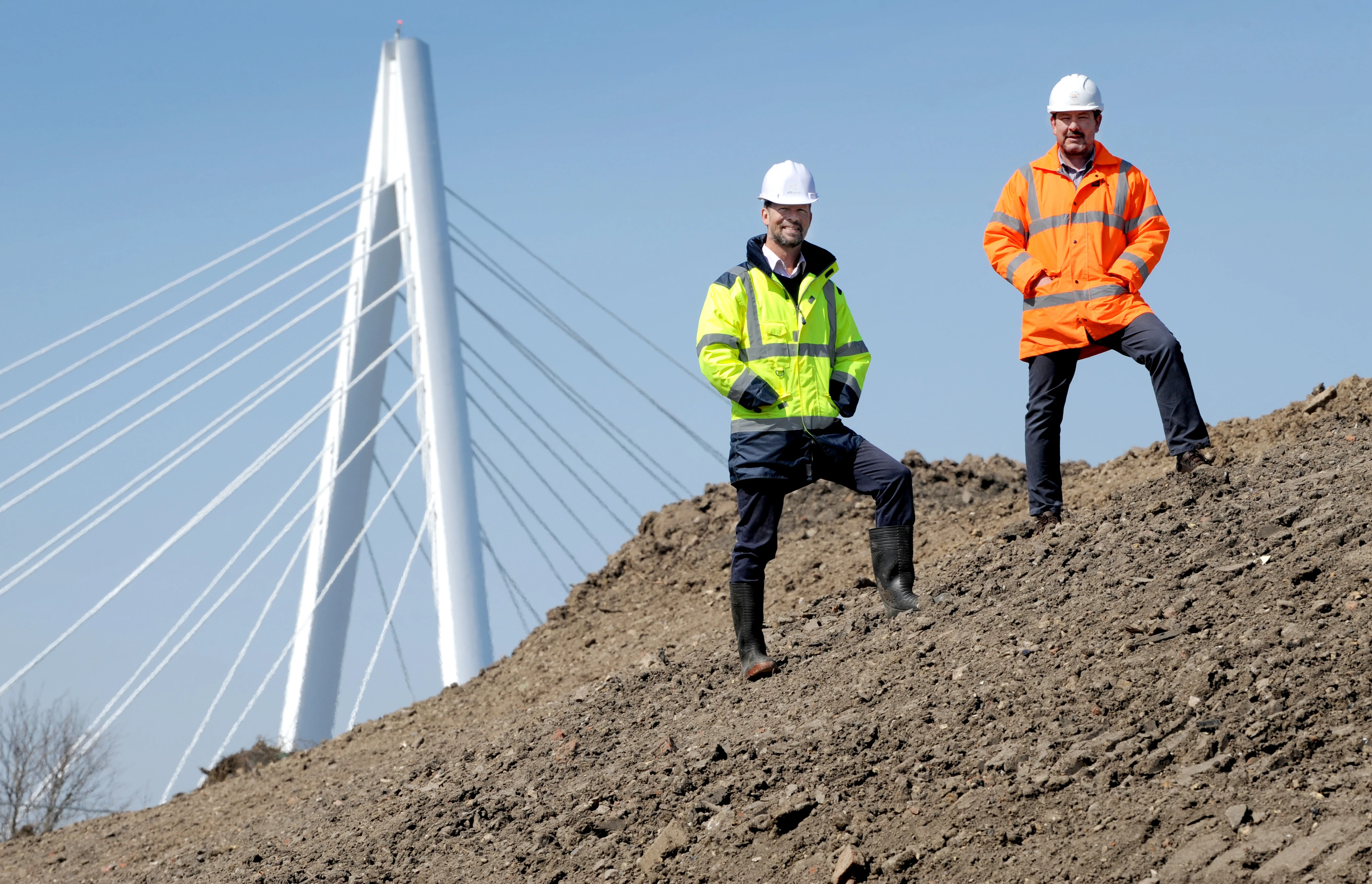 ATG Group Director Duncan Sanders and Esh Construction Project Director Steve Garrigan 