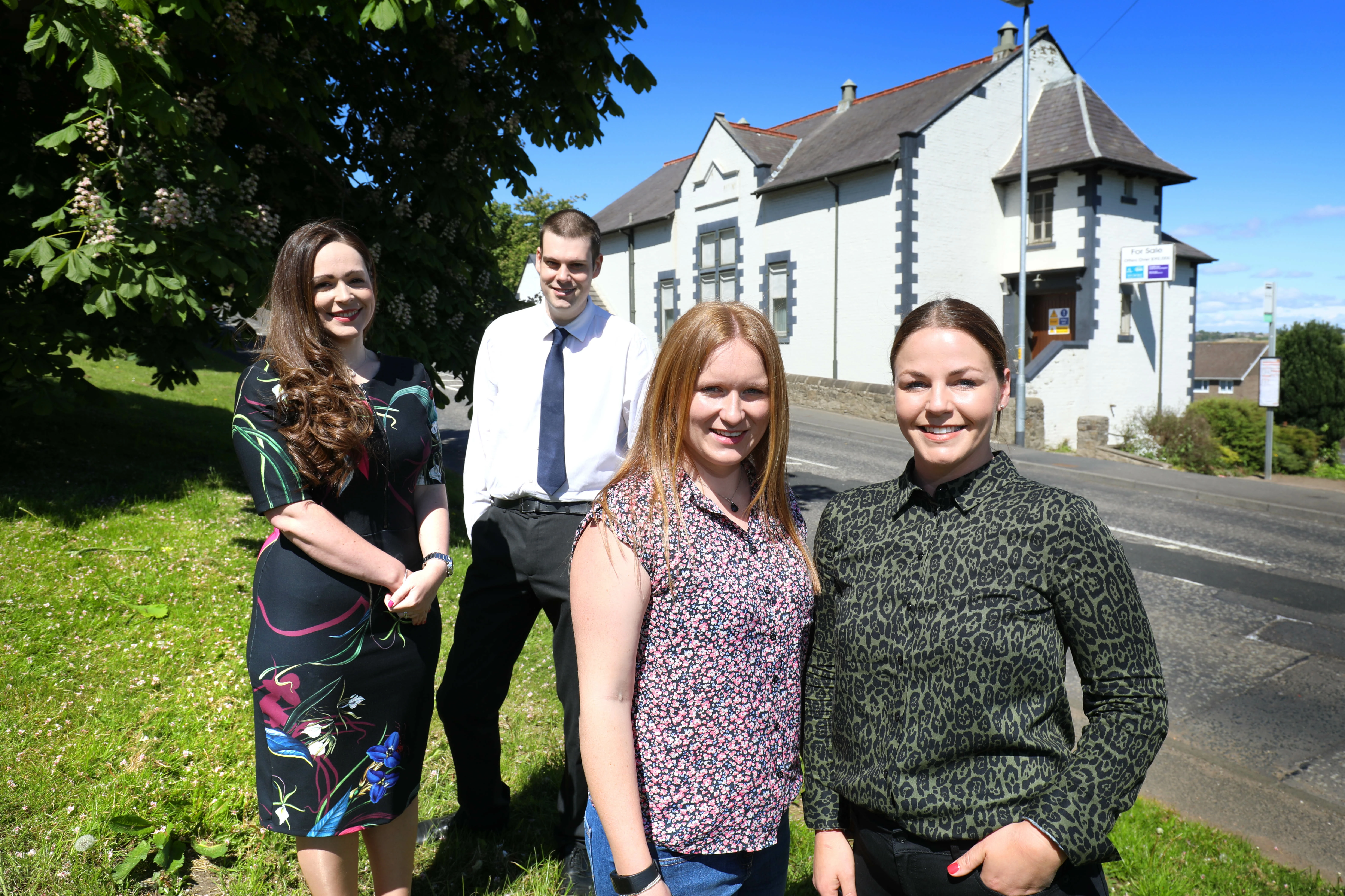 (From L-R): Katy McIntosh, RGN Manager (Advance Northumberland), Chris Walker, RGN Support Officer (Advance Northumberland), Sarah-Jane Sewell, Emma Nelson.