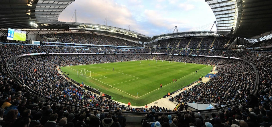 Inside the Etihad Stadium