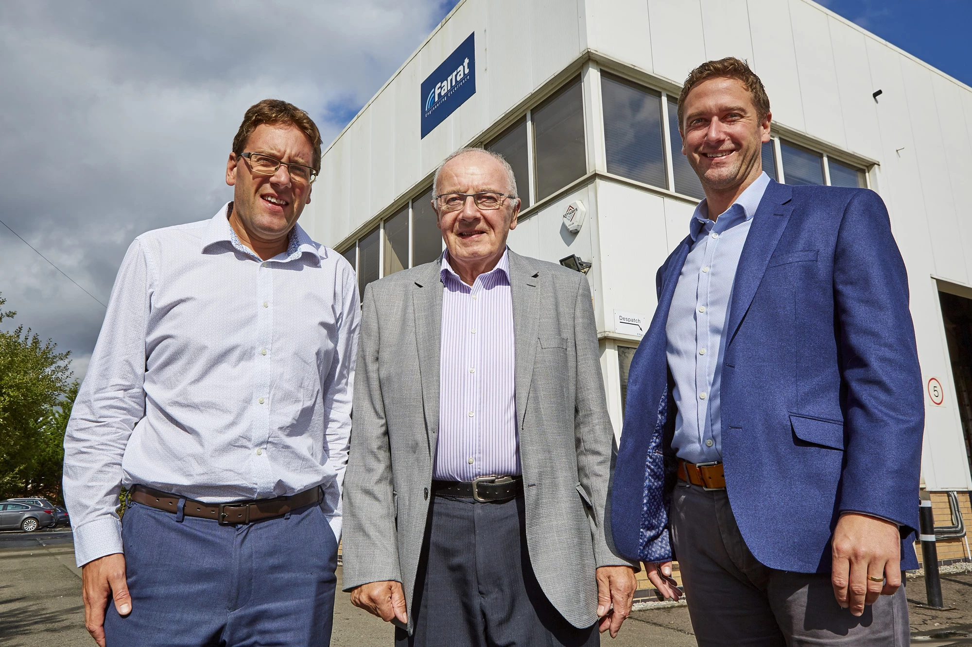 L-R Andrew, John and Oliver Farrell