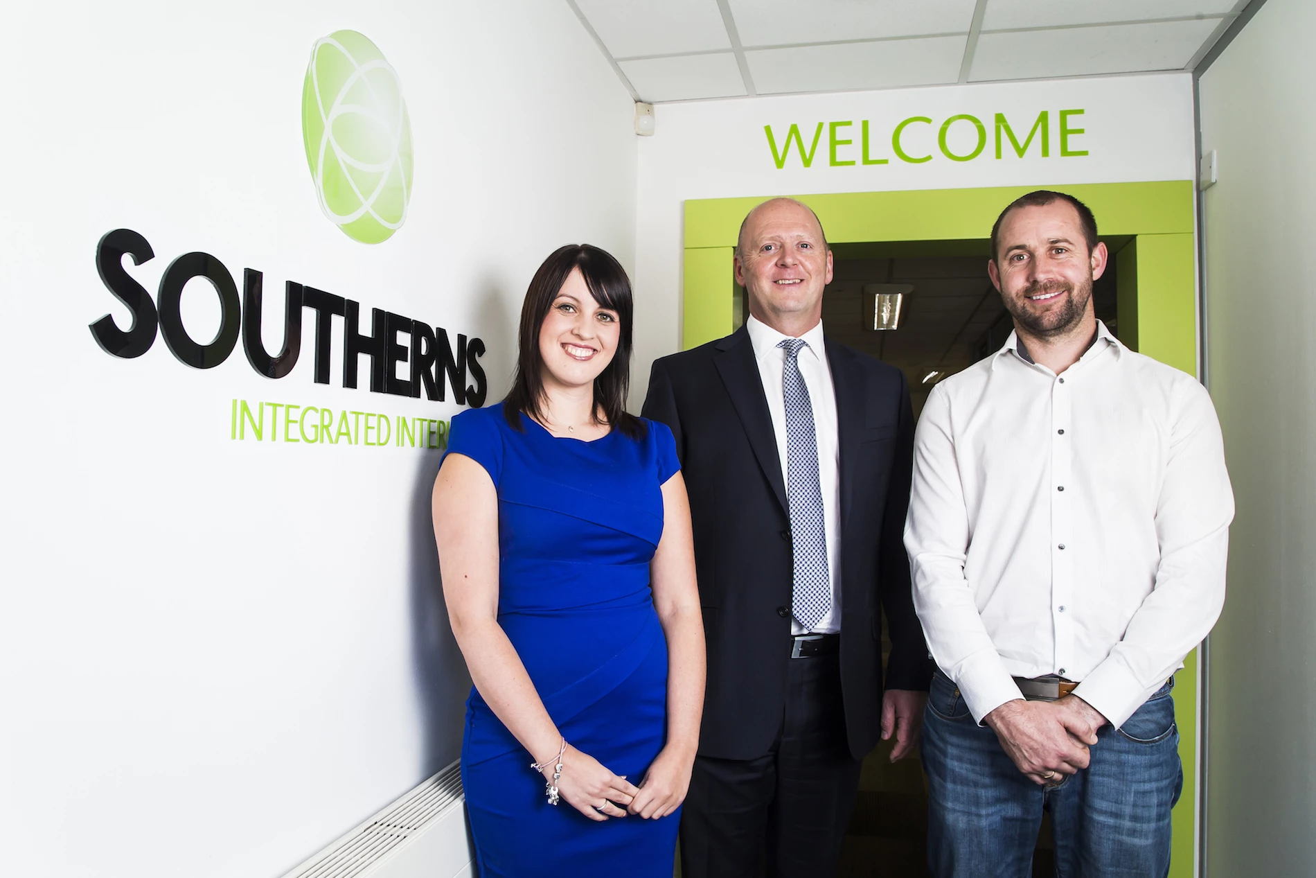 Michaela Walker, Tim Worne, Managing Director, Southerns, Steve Bowman.