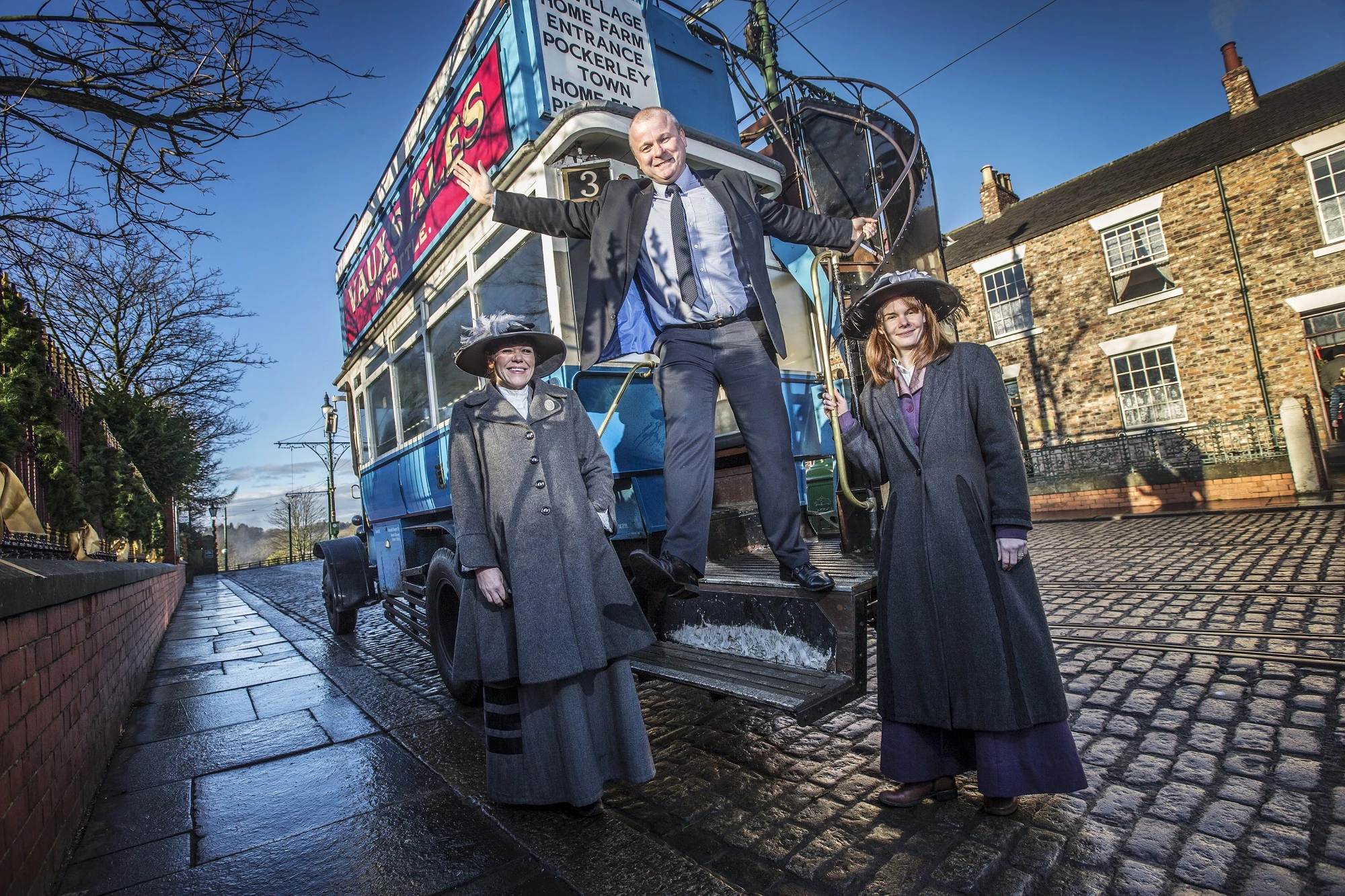 Michelle Lagar from Beamish, Ivan Jepson from Gateshead College and Celyn Williams from Beamish