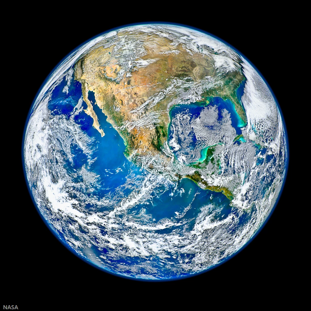 NASA's  Blue Marble 2 Edited - Ottawa  05 12