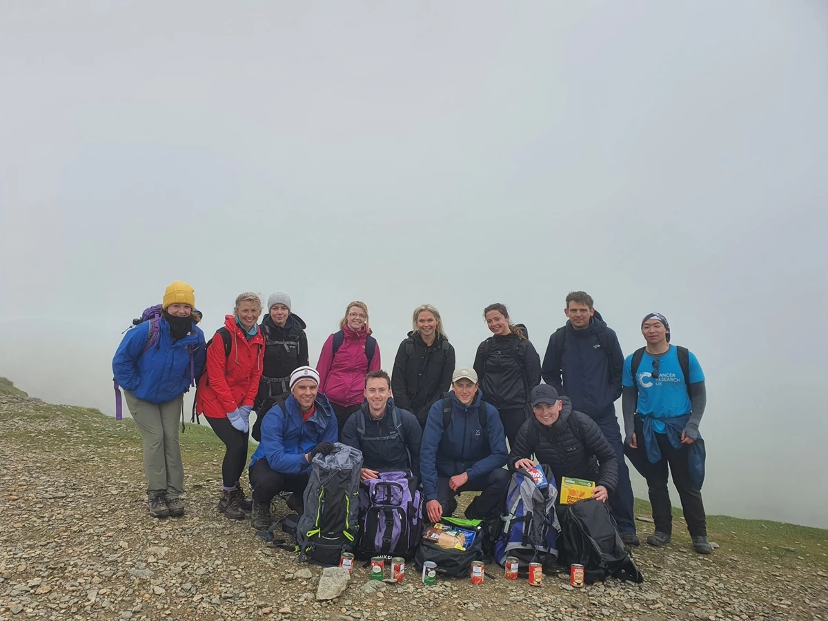 Members of the Hay & Kilner team on the summit of Helvellyn