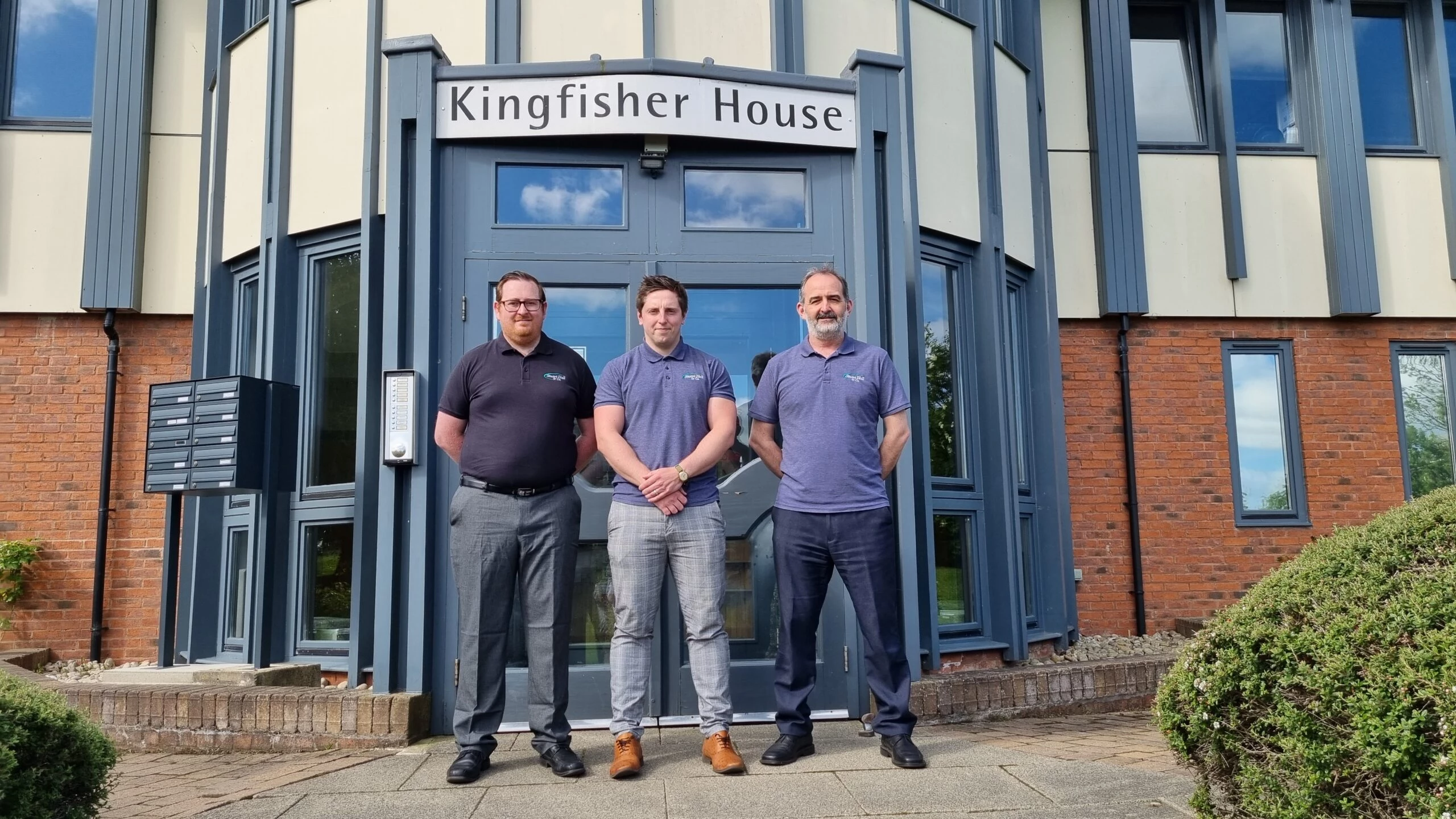 L-R: Operations Director Matthew Gilmore, Accountant David 'Harry' Heslington, and Founder Stuart Hall