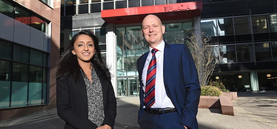 L-R: Napthens CEO Shru Morris with corporate lawyer Gareth McIntegart