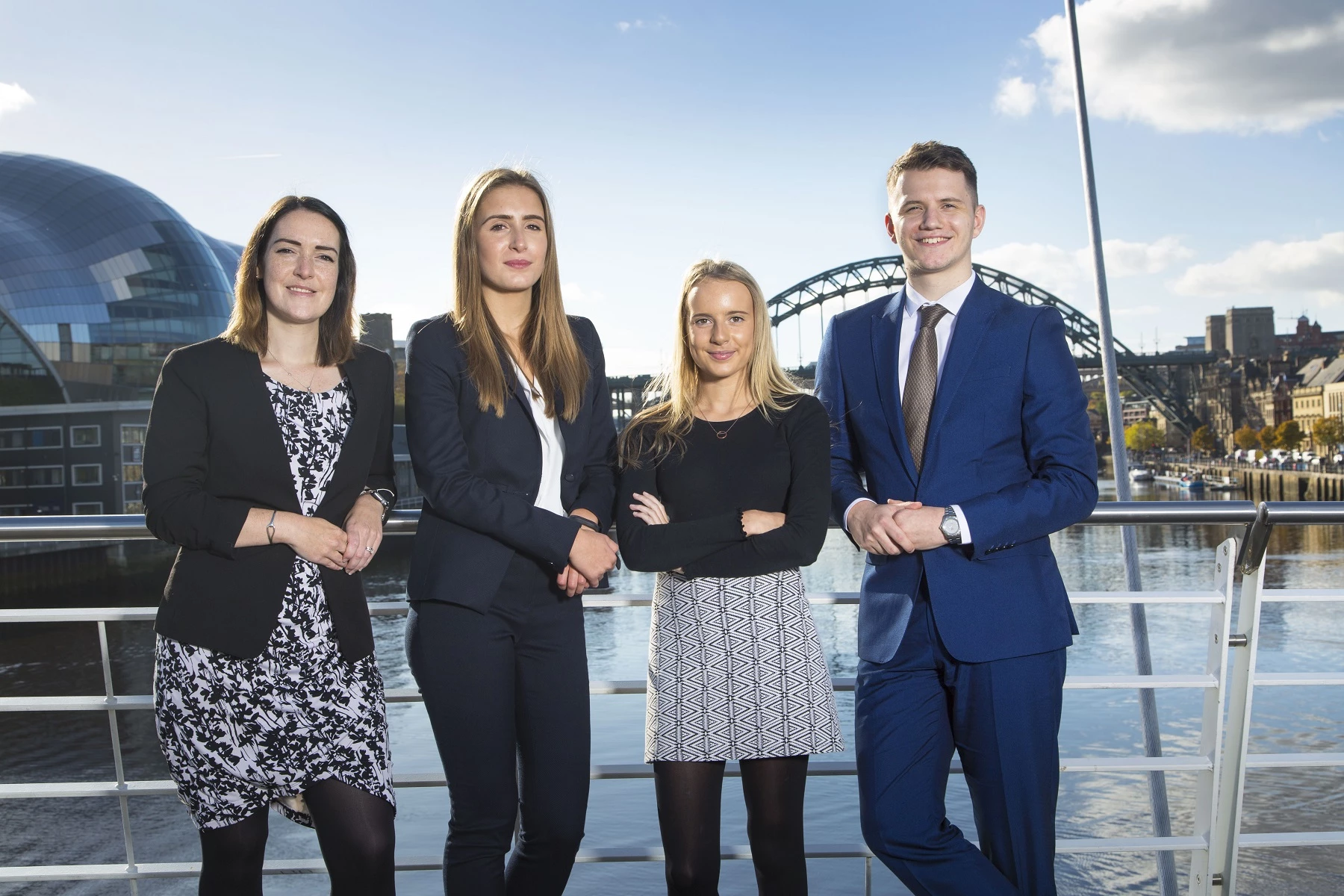 (L-R): Paula Normington, Lauryn Hellewell, Anna Douglas and Ben Evans.