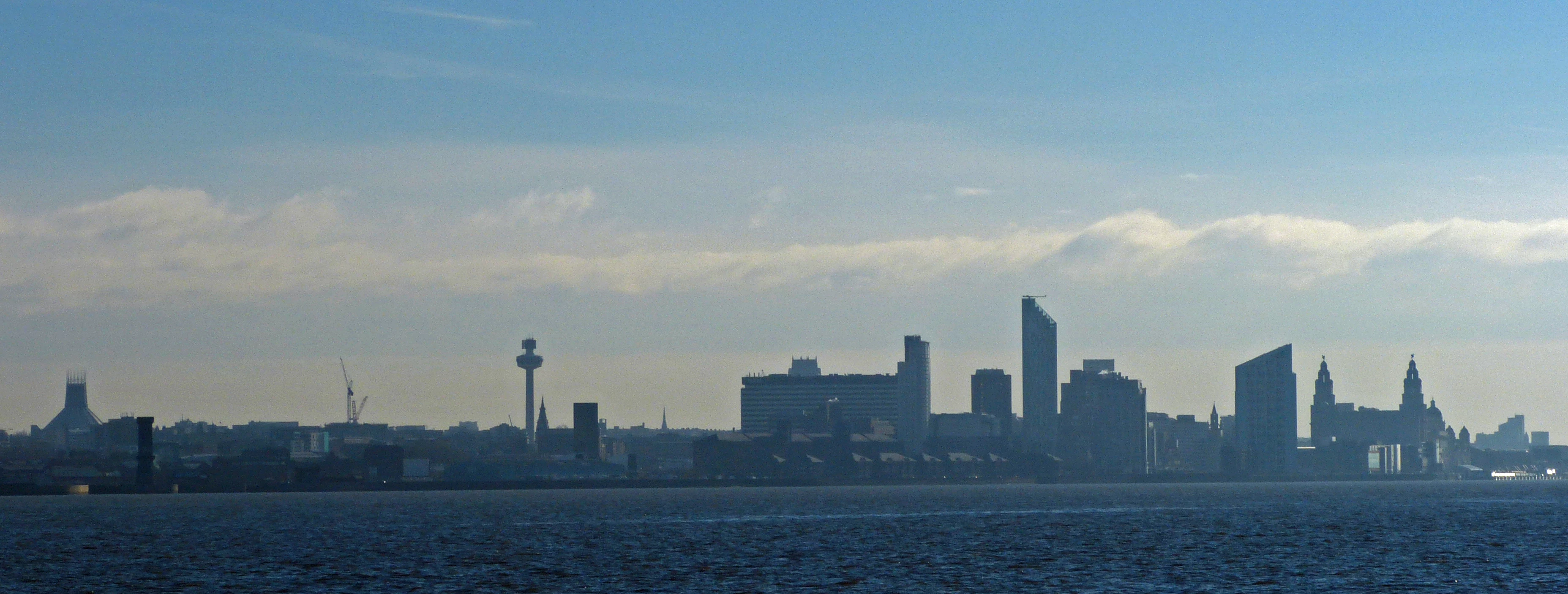 Liverpool Skyline From Vale Park