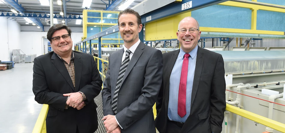 L-R: Andy Walker, Brent Collins and Peter Rooney