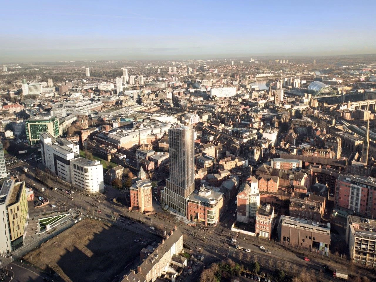 How the new building will change the Newcastle skyline