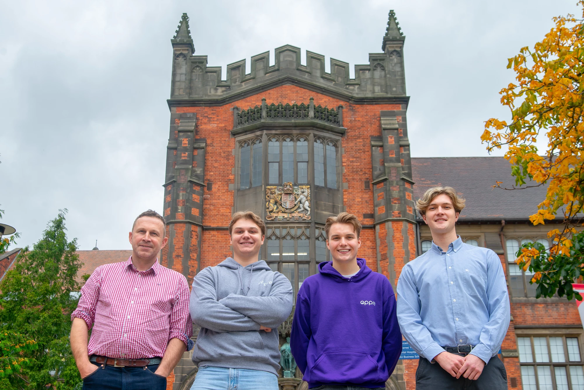 John Harrison (Solidarity Farm), Lewis Herdman &  Connor Tipping (Appre), Jack O'Donnell (Guester).